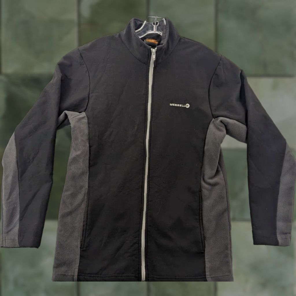 Merrell Merrell Jacket Mens Medium Black Full Zip Sweater Fleece Size US M / EU 48-50 / 2 - 1 Thumbnail
