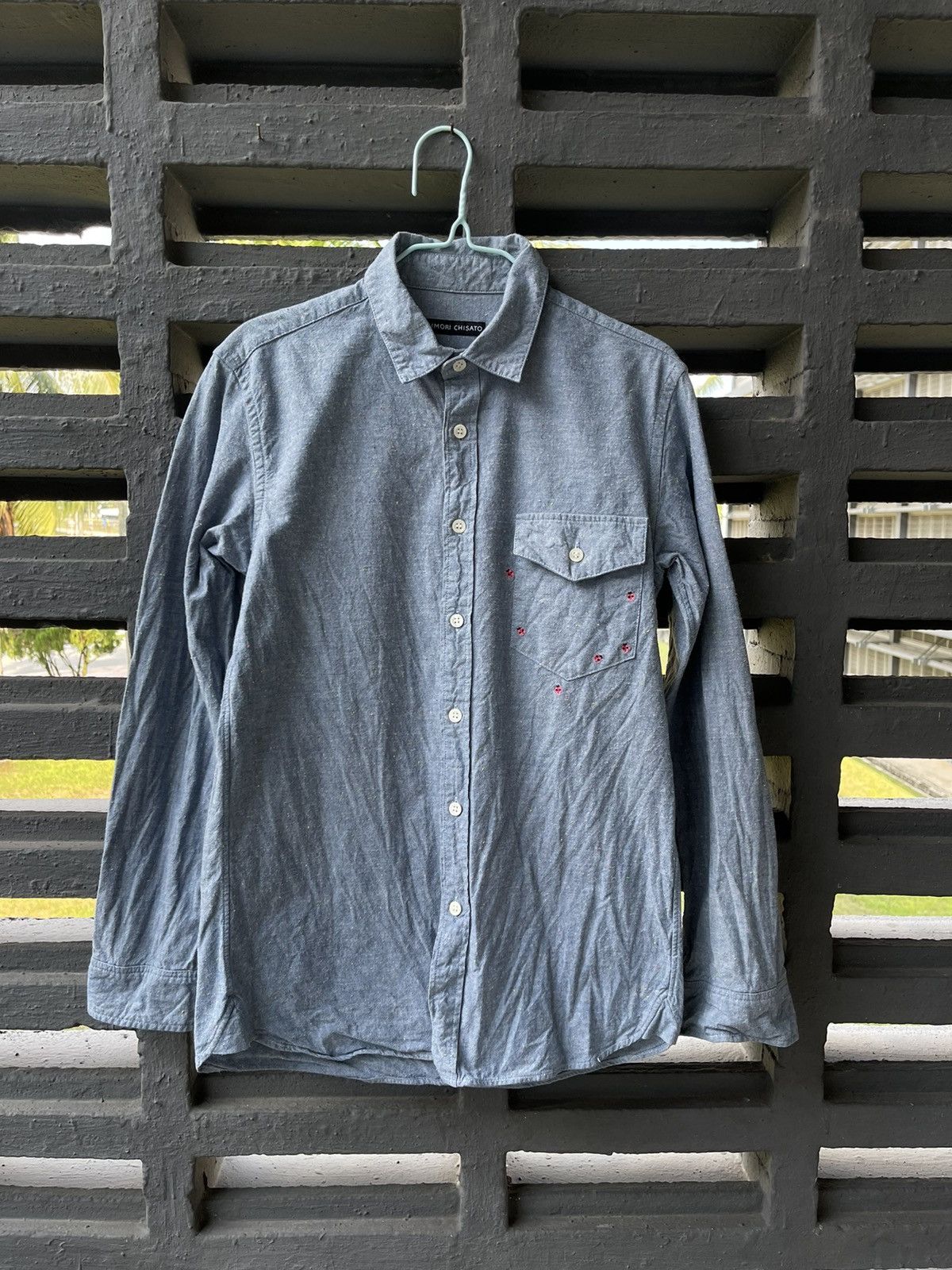 Issey Miyake × Japanese Brand × Tsumori Chisato Tsumori Chisato chambray Long Sleeve 📸 Size US S / EU 44-46 / 1 - 1 Thumbnail