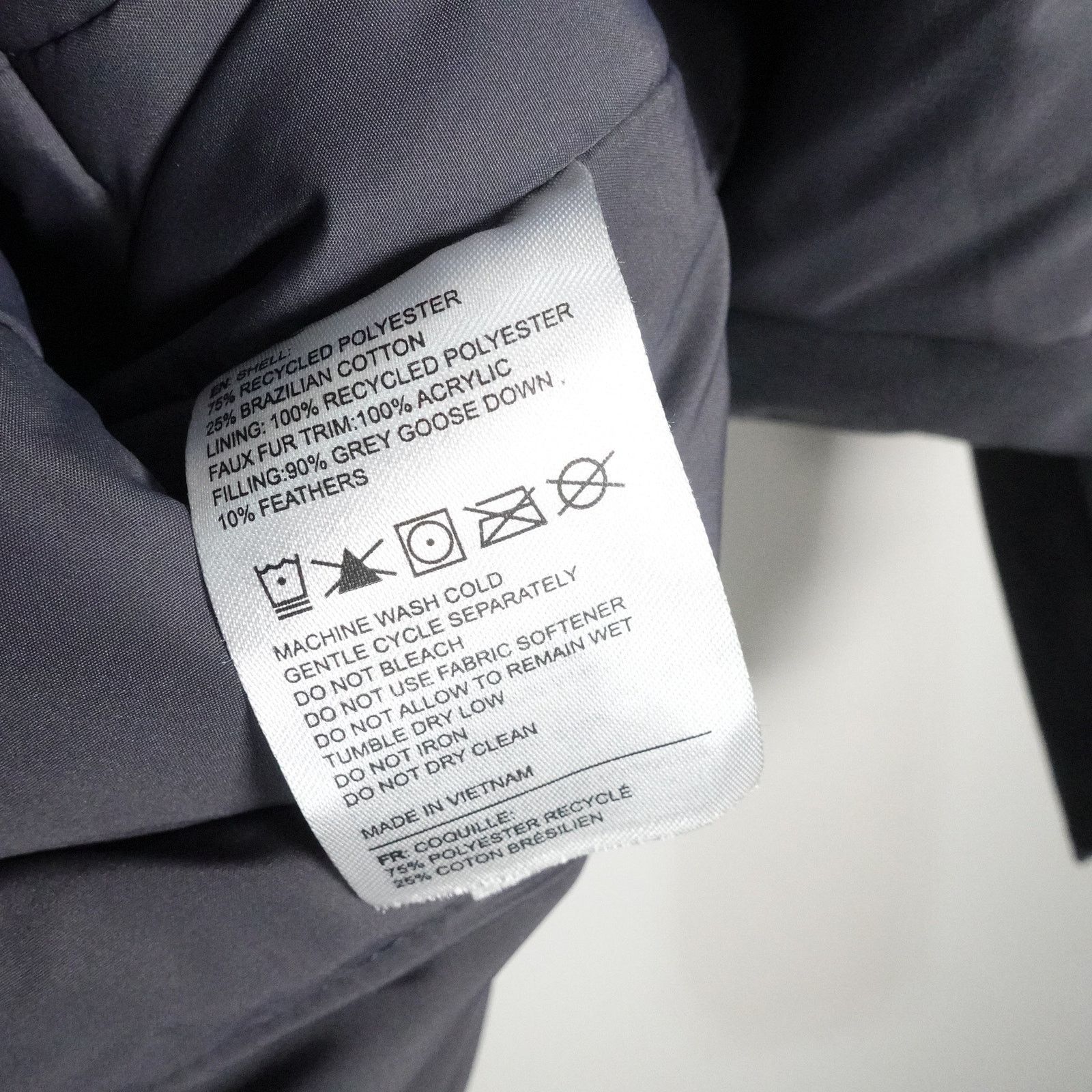 Quince Quince Responsible Down Hooded Long Parka Carbon Gray Large Size L / US 10 / IT 46 - 11 Thumbnail