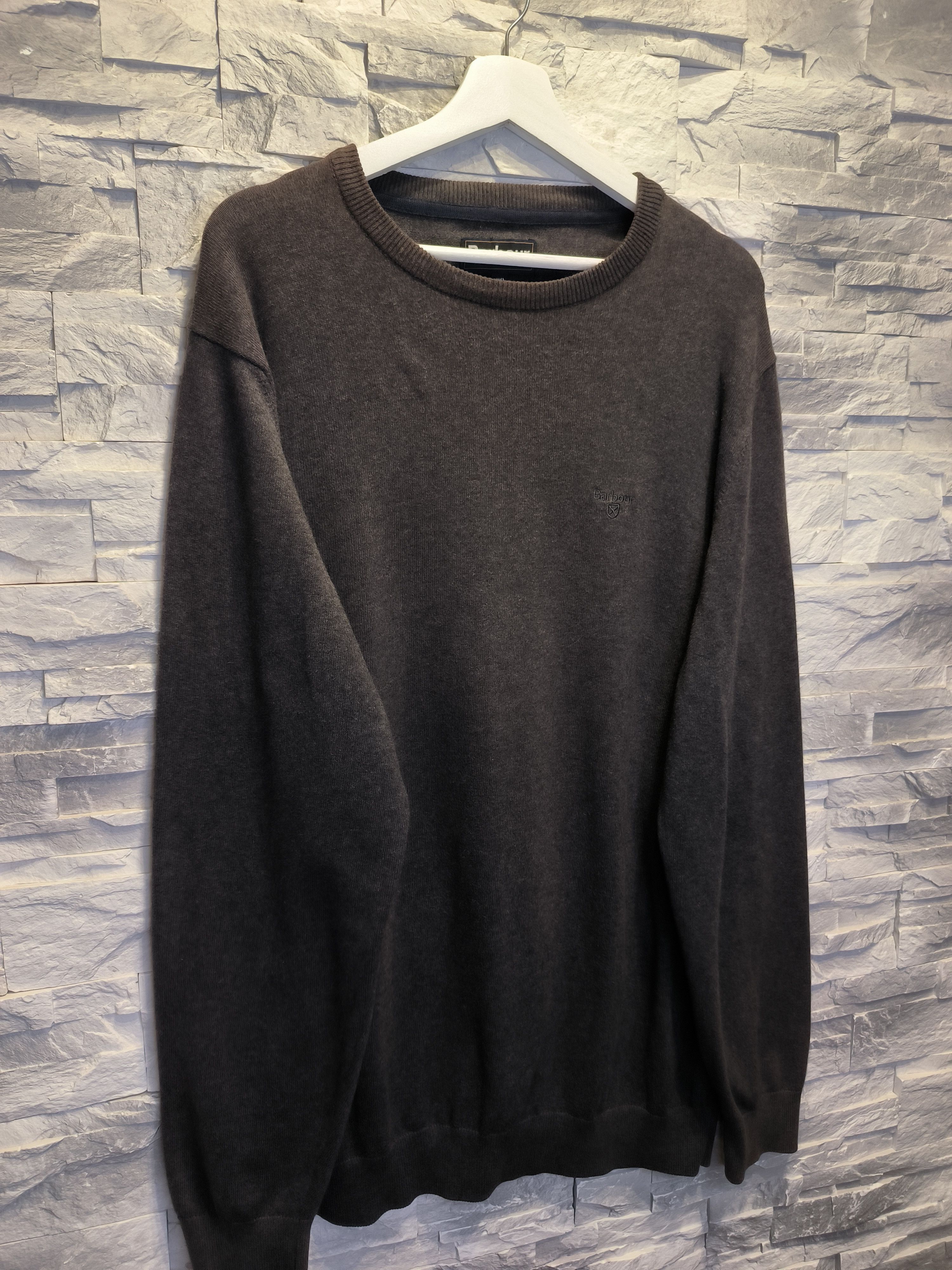 Barbour × Vintage Barbour Brown Knitwear Brown Vintage Size US XXL / EU 58 / 5 - 3 Thumbnail
