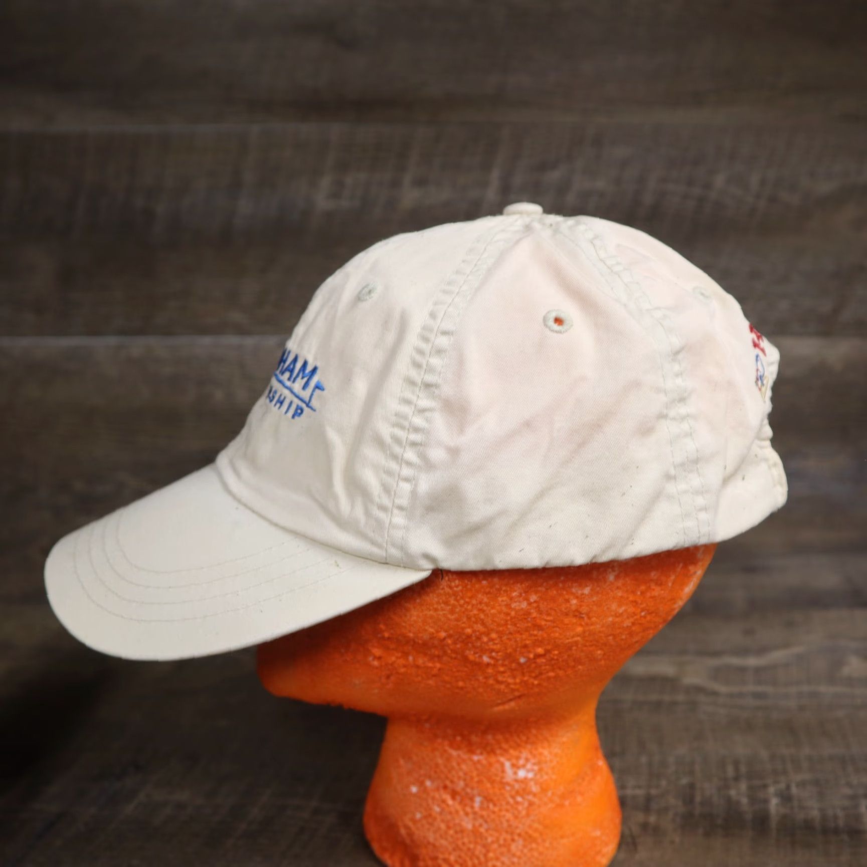 Good American Vintage Wyndham Championship Golf Hat Unisex Cotton Twill White Adjustable Cap Men Women Size ONE SIZE - 5 Thumbnail