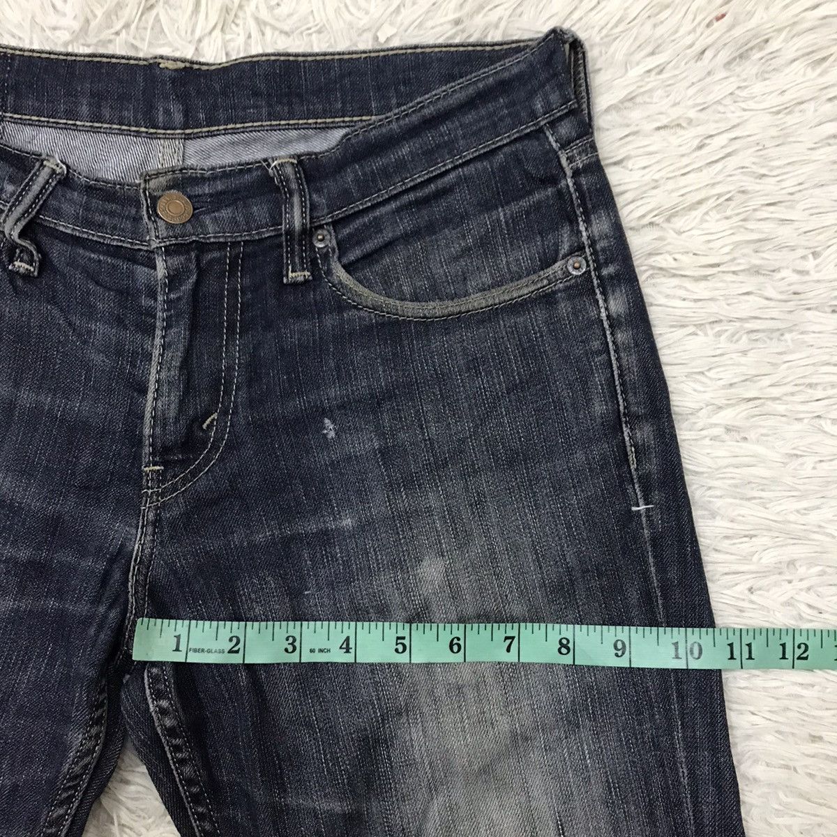 Levi's Vintage Clothing Vintage Levis Slim Tapered Distressed Denim Jeans Size US 31 - 18 Thumbnail