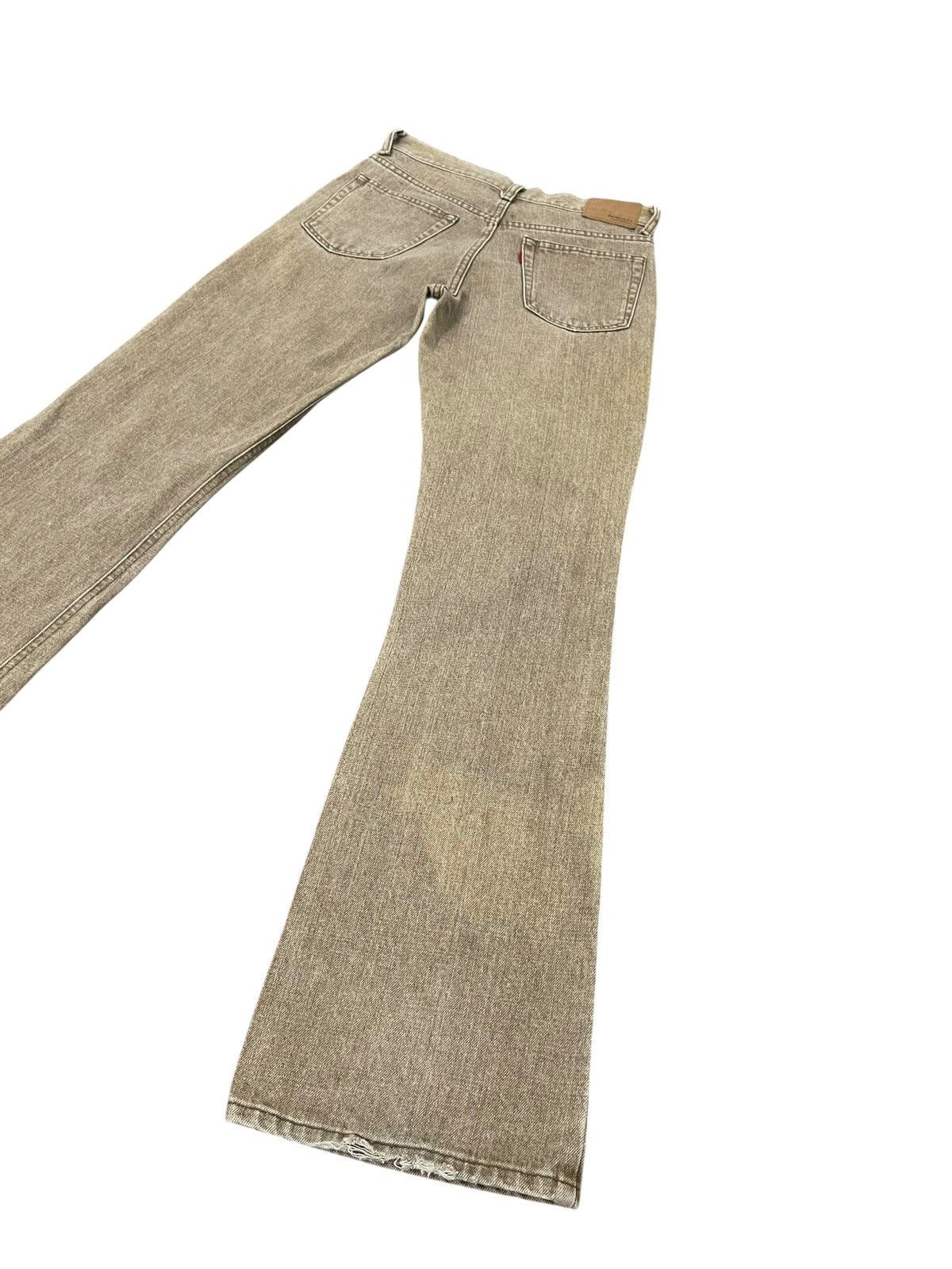 Le Grande Bleu (L.G.B.) Flare Jeans Vtg Bobson Japan Faded Distress Boot Cut Size US 29 - 12 Thumbnail