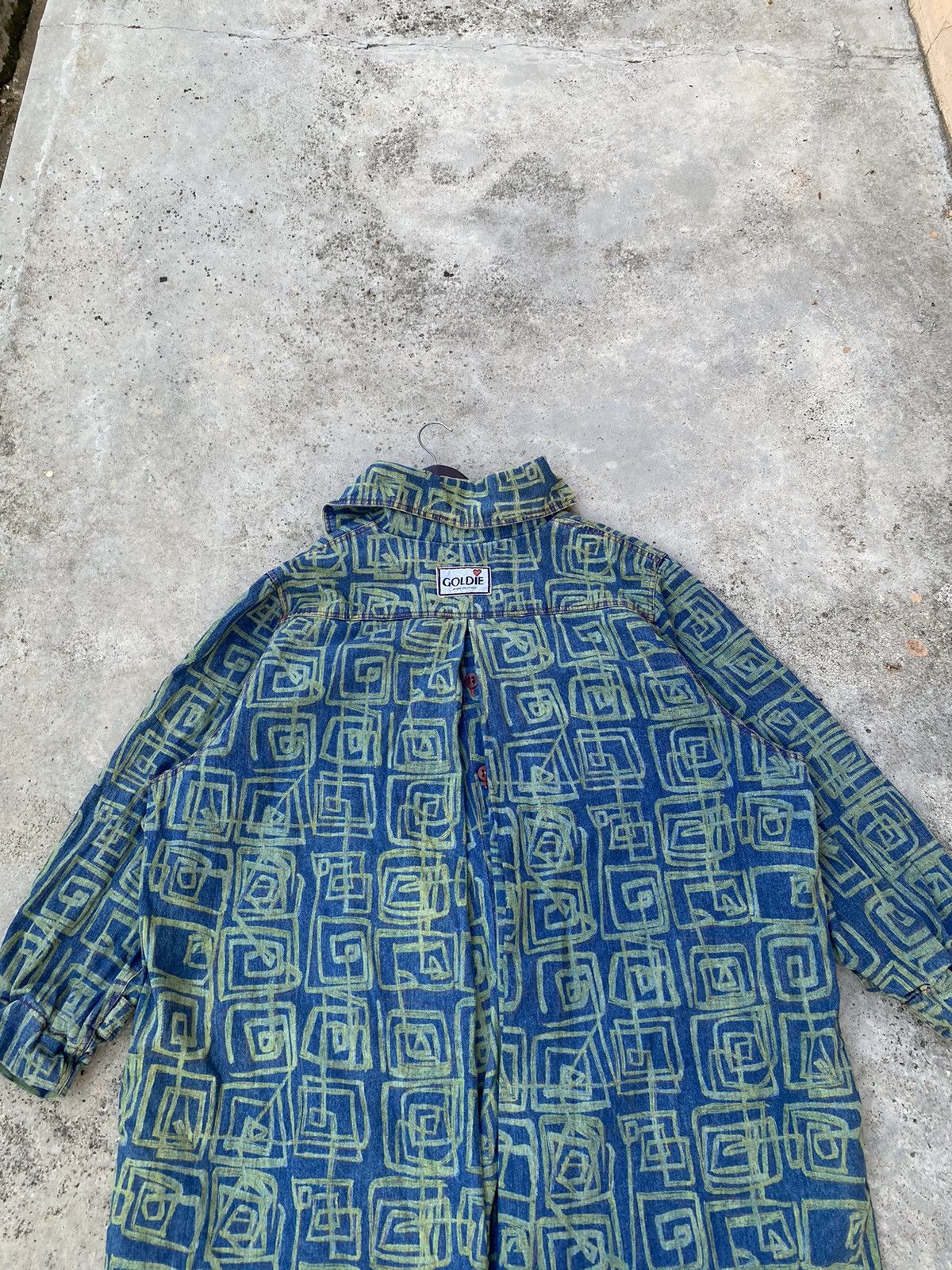 Vintage Vintage FullPrint Goldie Italy Baggy Long Jacket Size US XXL / EU 58 / 5 - 9 Thumbnail