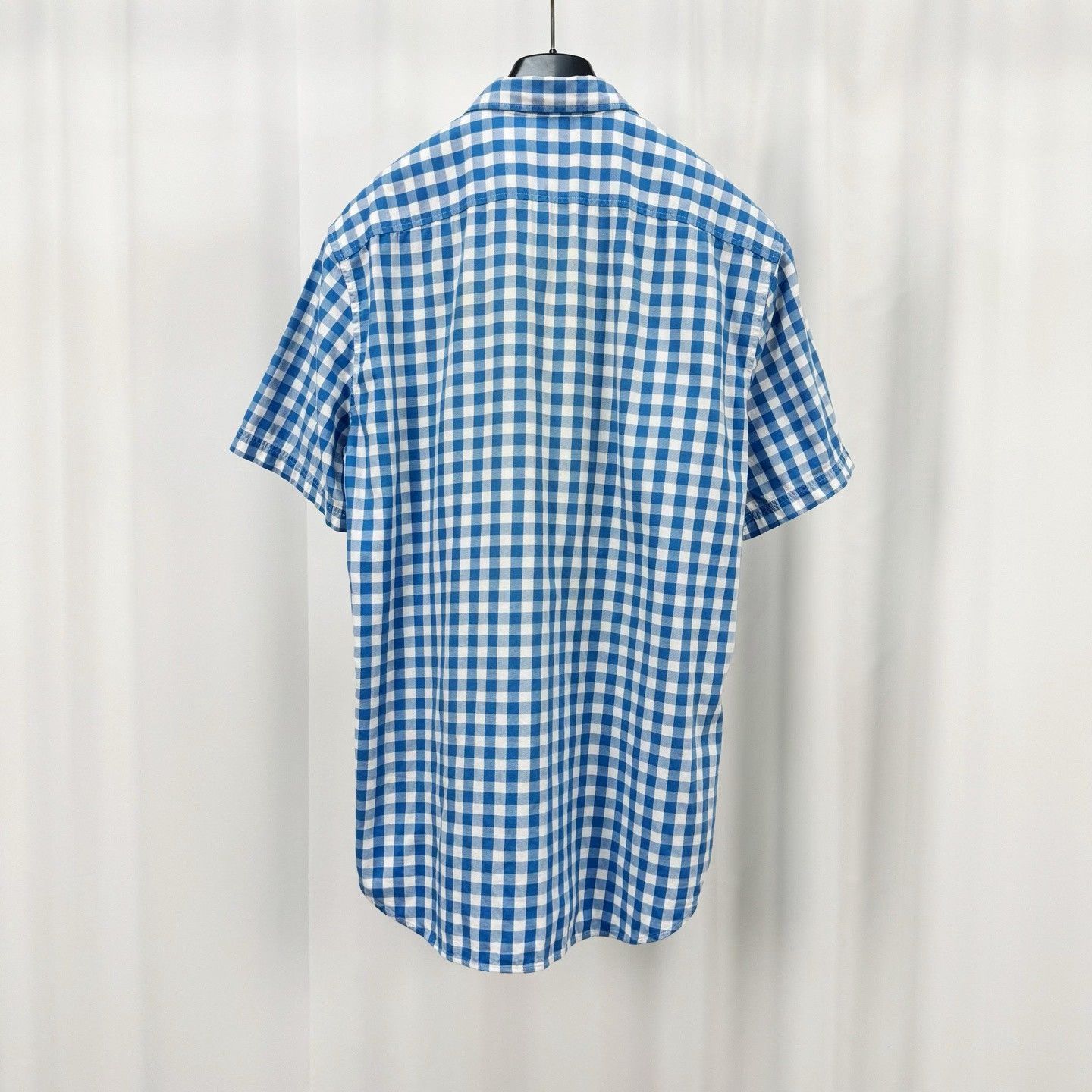 Burberry Burberry Embroidered Knight Check Short Sleeve Shirt Size US M / EU 48-50 / 2 - 2 Thumbnail