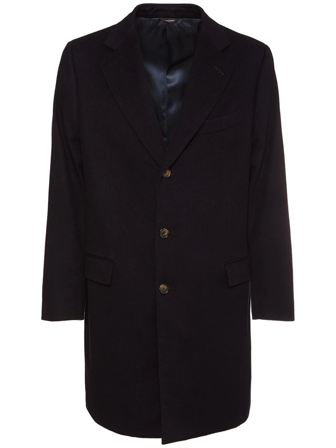 Loro Piana o1srvl11e0424 Torino Coat in Navy Blue Size US M / EU 48-50 / 2 - 1 Thumbnail