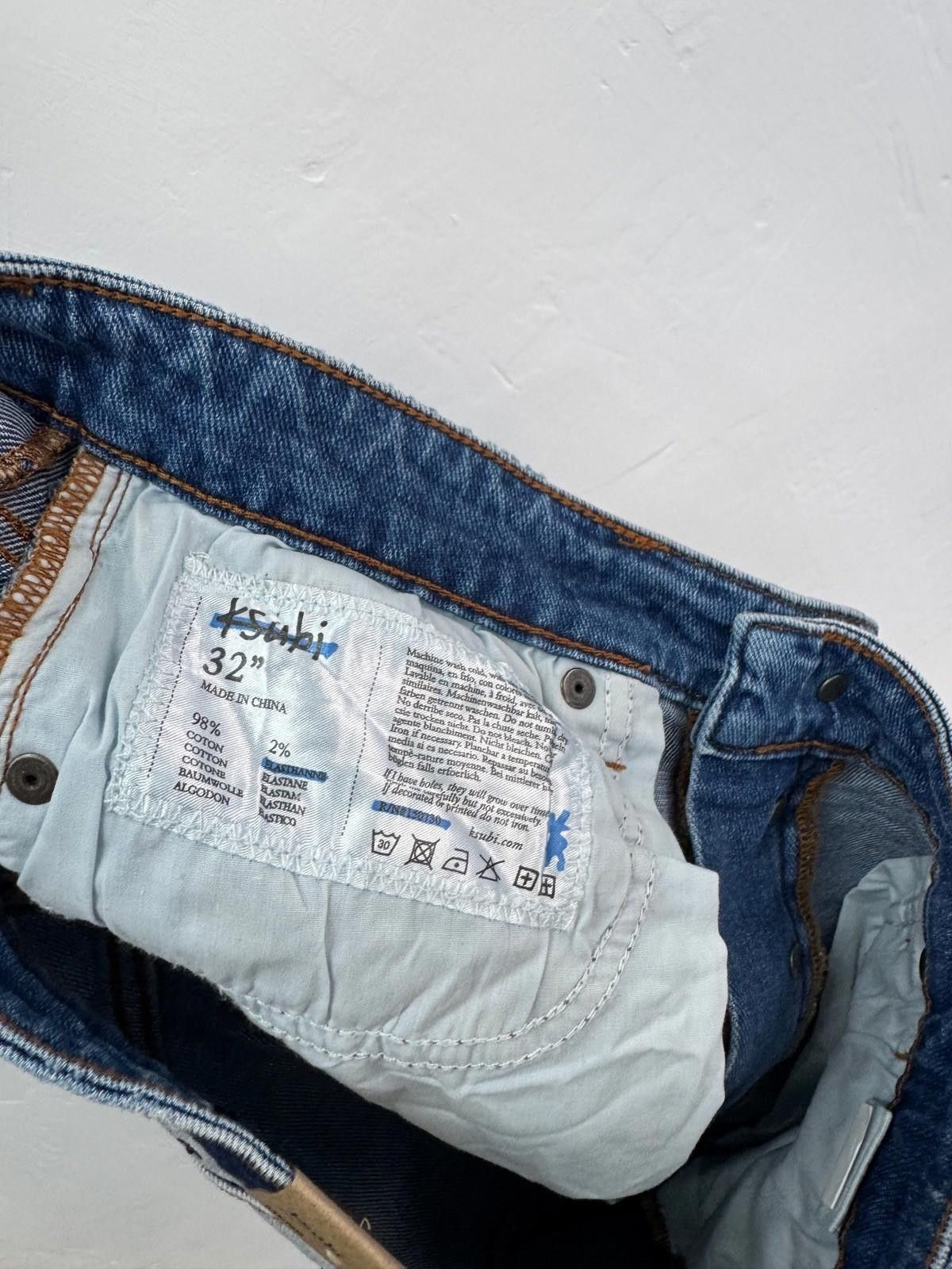 Ksubi new Ksubi mens denim jeans van winkle blue enjoy trashed 32 Size US 32 / EU 48 - 8 Thumbnail