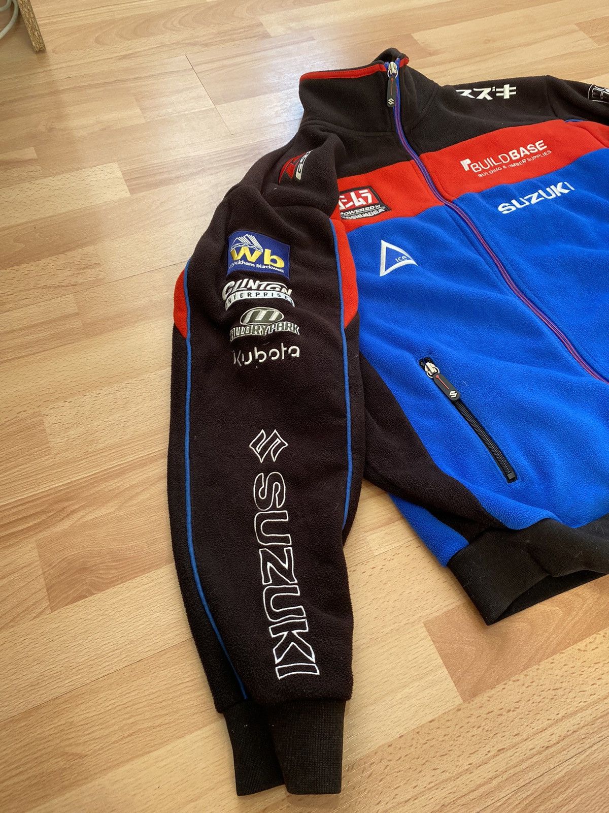 Vintage SUZUKI TEAM GSX R MOTUL RACINGFLEECE JACKET Size US M / EU 48-50 / 2 - 3 Thumbnail