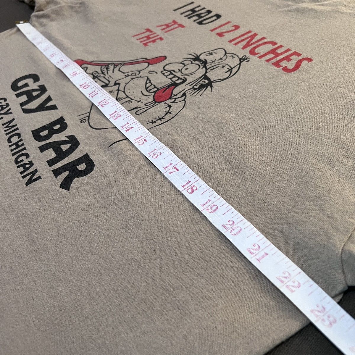 Vintage Vintage Y2K GAY BAR Promo Tee XL Funny Humor Size US XL / EU 56 / 4 - 6 Thumbnail