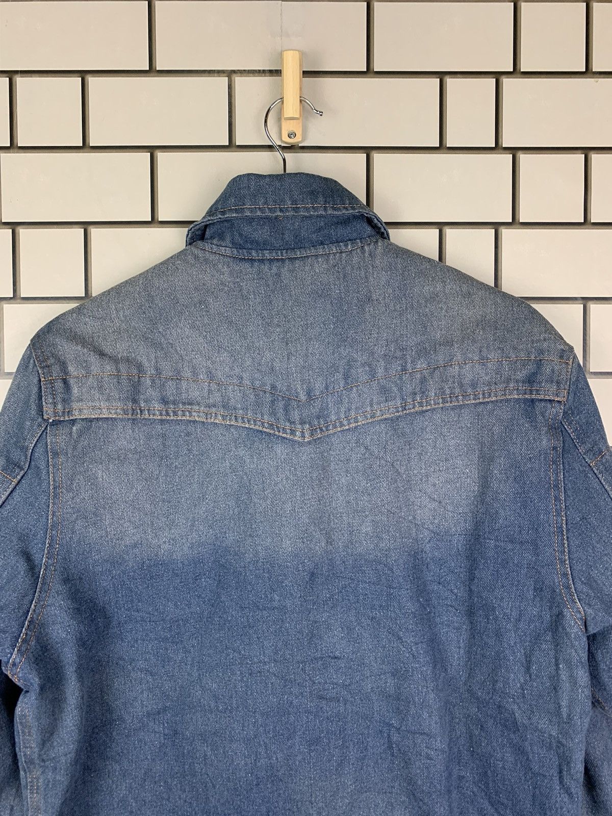 Japanese Brand × Vintage Vintage Japanese Brand Fashion Distressed Denim Jacket Size US L / EU 52-54 / 3 - 14 Thumbnail