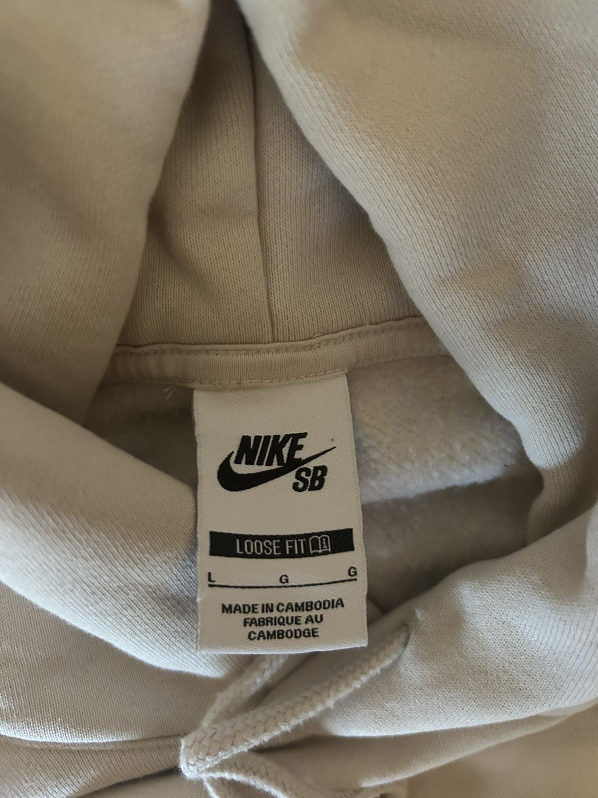 Nike SB Nike SB white hoodie Size US L / EU 52-54 / 3 - 3 Thumbnail