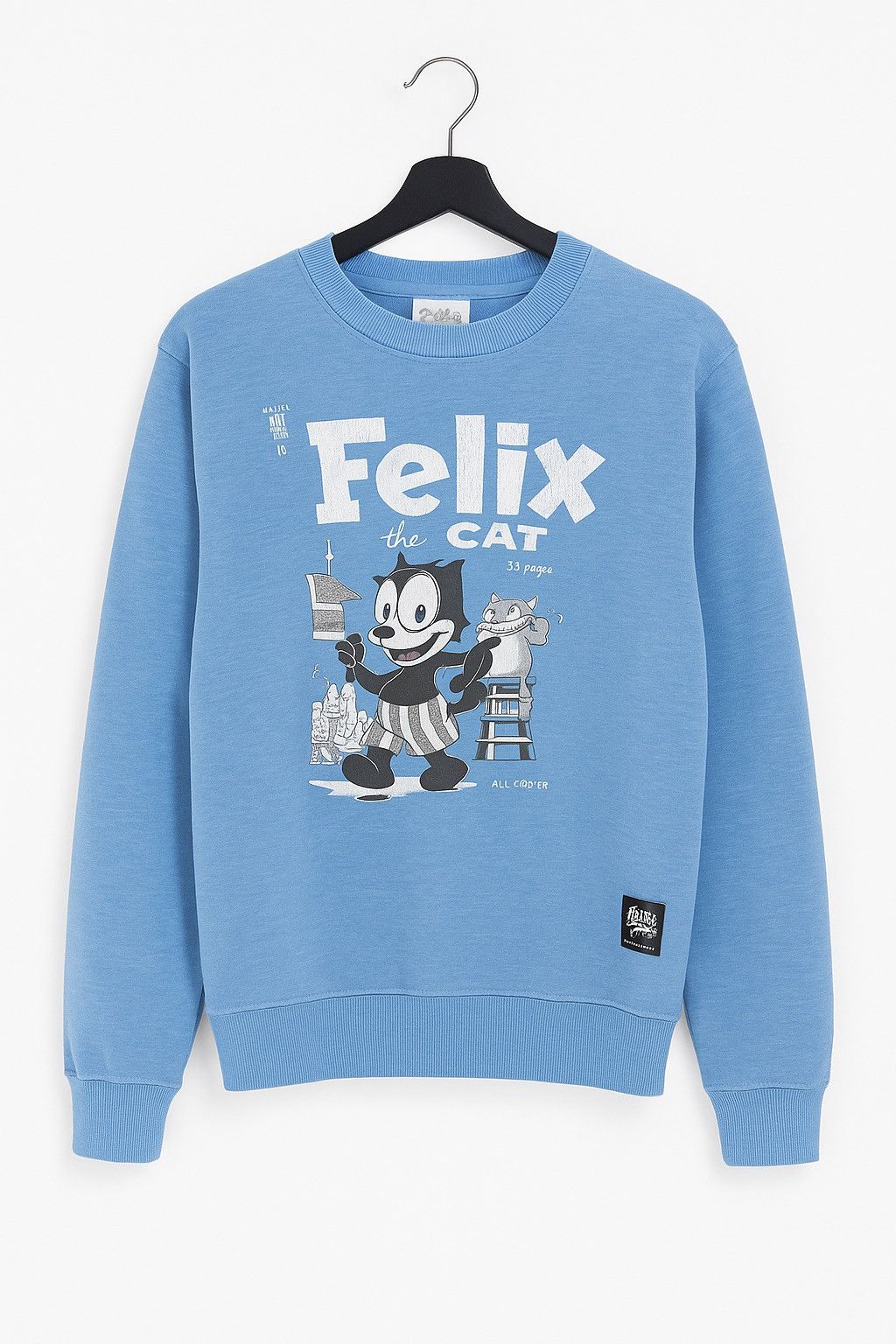 Felix Felix the Cat Graphic Sweatshirt Retro Cartoon Pullover Size US M / EU 48-50 / 2 - 1 Thumbnail