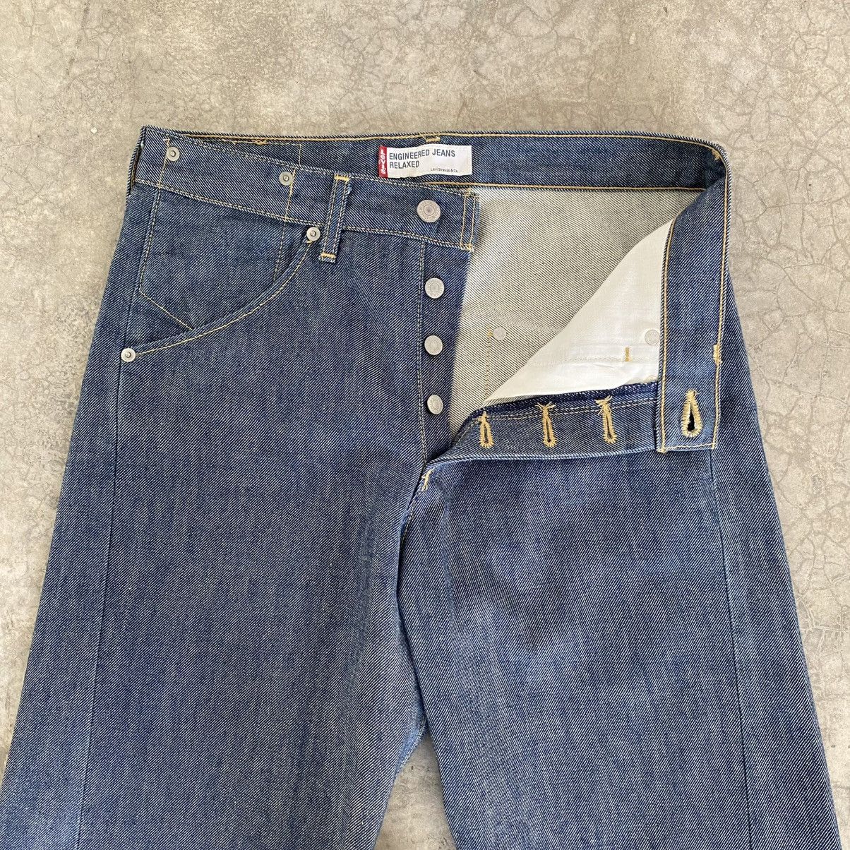 Levi's Vintage Levis Engineered Takuya Kimura Relaxed Denim Jeans Size US 31 - 5 Thumbnail