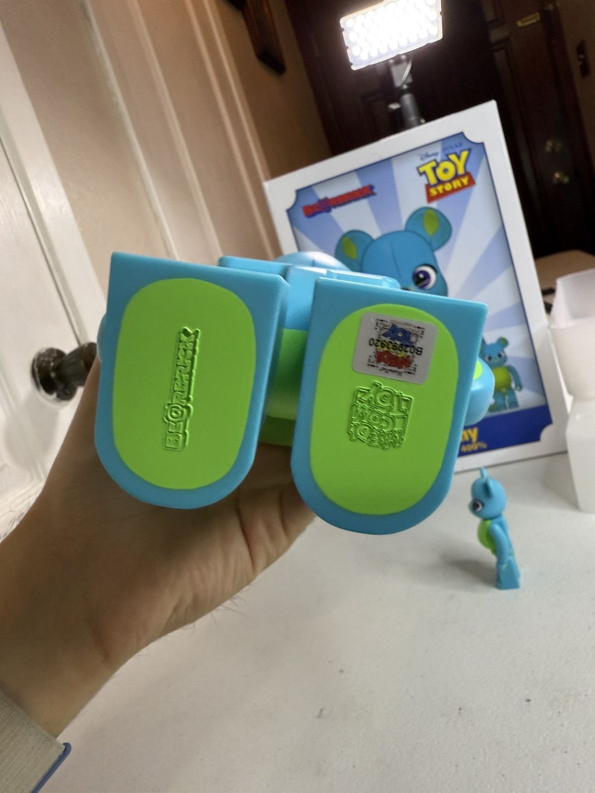 Medicom Toy Bearbrick Disney Pixar Toy Story 4 BUNNY 100% 400% Be@rbrick Size ONE SIZE - 6 Thumbnail