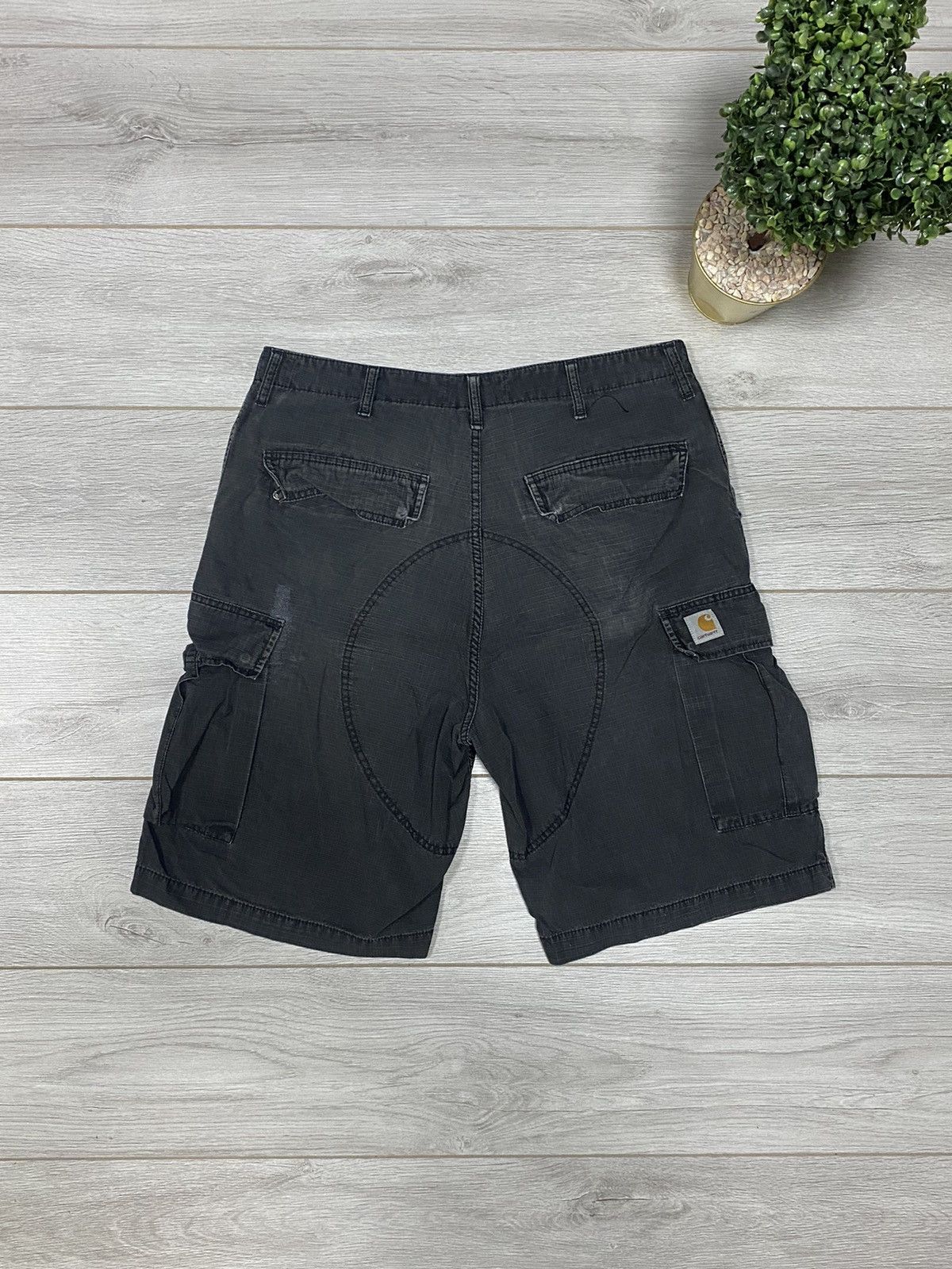 Carhartt Carhartt cargo shorts faded vintage Size US 34 / EU 50 - 8 Thumbnail