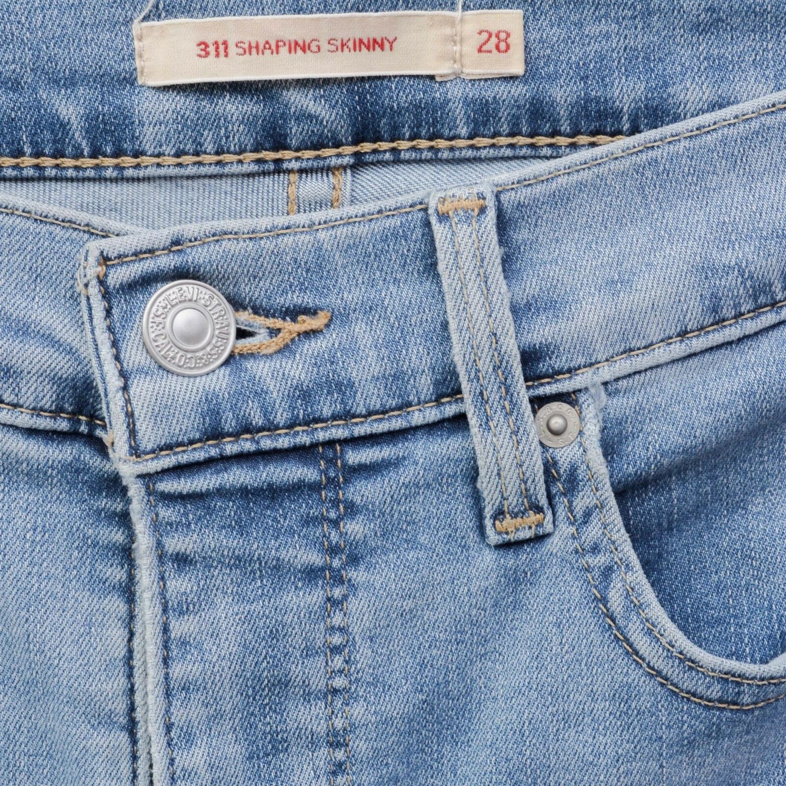 Levi's STRAUSS Womens Shaping Skinny BIG E W28 L30 High Rise Size 28" / US 6 / IT 42 - 6 Thumbnail