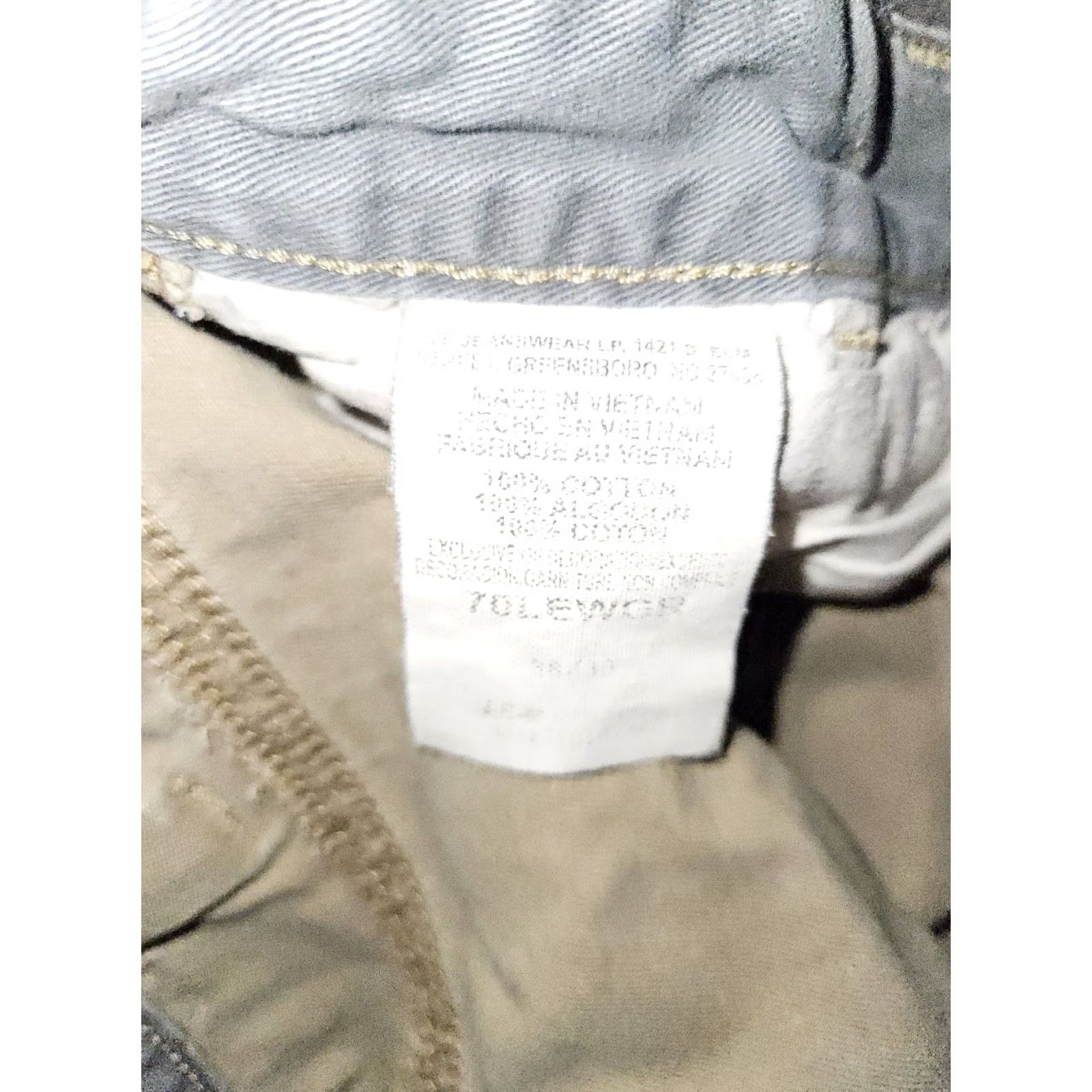 Wrangler Wrangler Cargo Pants Men's 38x30 Khaki Mid Rise Casual Workwear Size US 38 / EU 54 - 2 Thumbnail