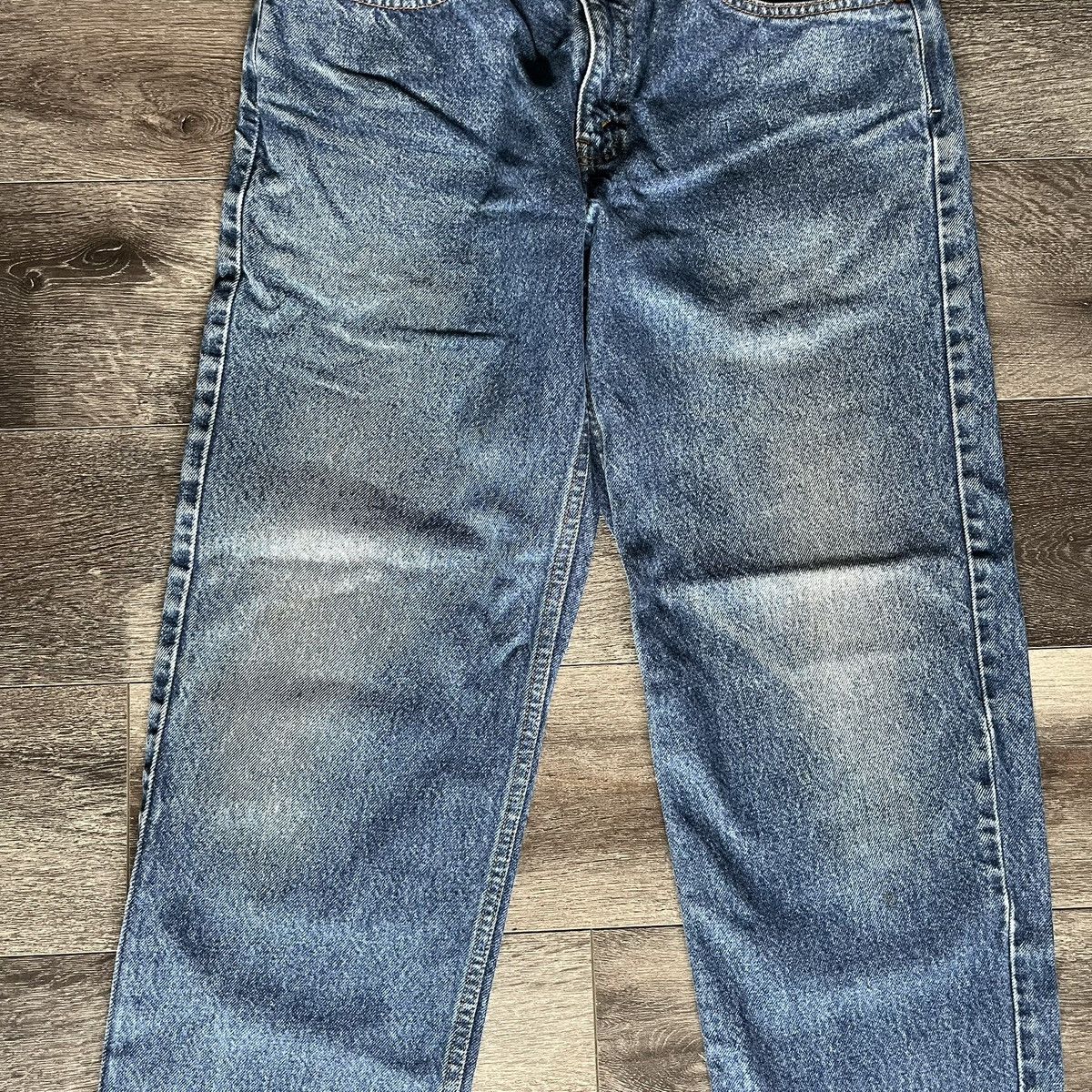Levi's Vintage 90s Levi’s 550 Washed Relaxed Fit Denim Jeans 32x30 Size US 32 / EU 48 - 7 Thumbnail