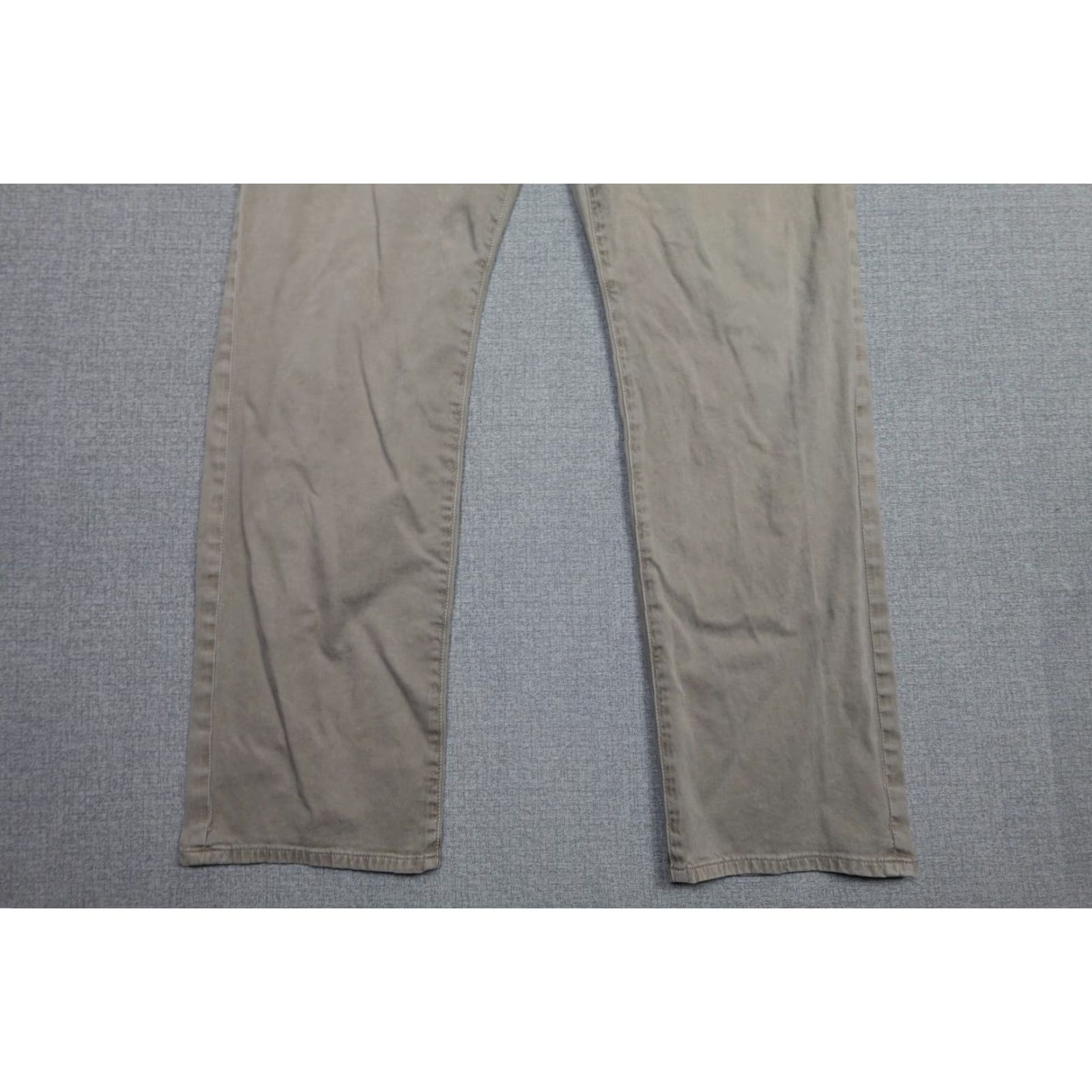Vintage AG Adriano Goldschmied The Graduate Pants Mens 38x32 Beige Khaki Tapered Leg Slim Flat Front 5-Pocket Design Casual Denim Size US 38 / EU 54 - 4 Thumbnail