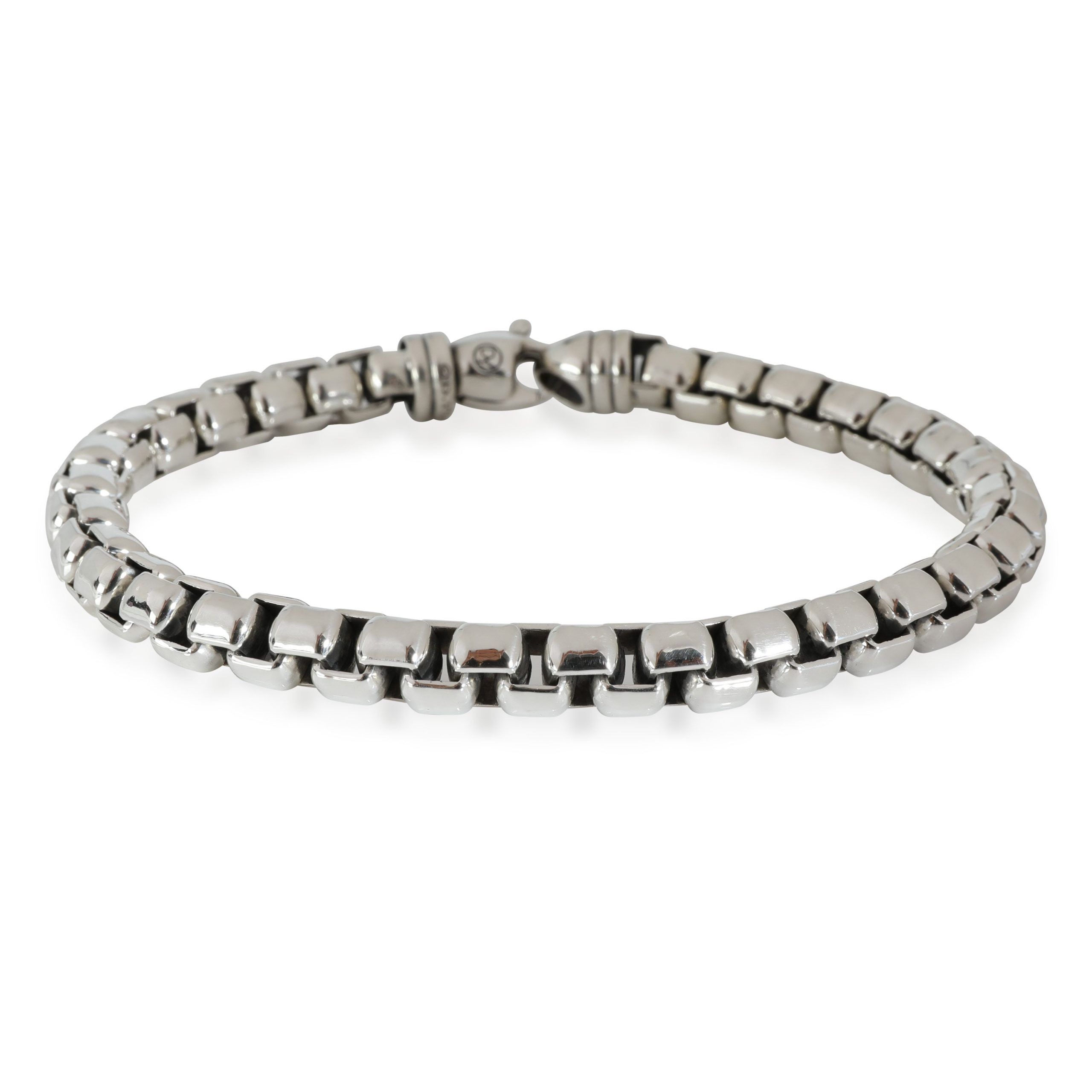 image of David Yurman XL 7Mm Box Chain Bracelet In Sterling Silver, Women's