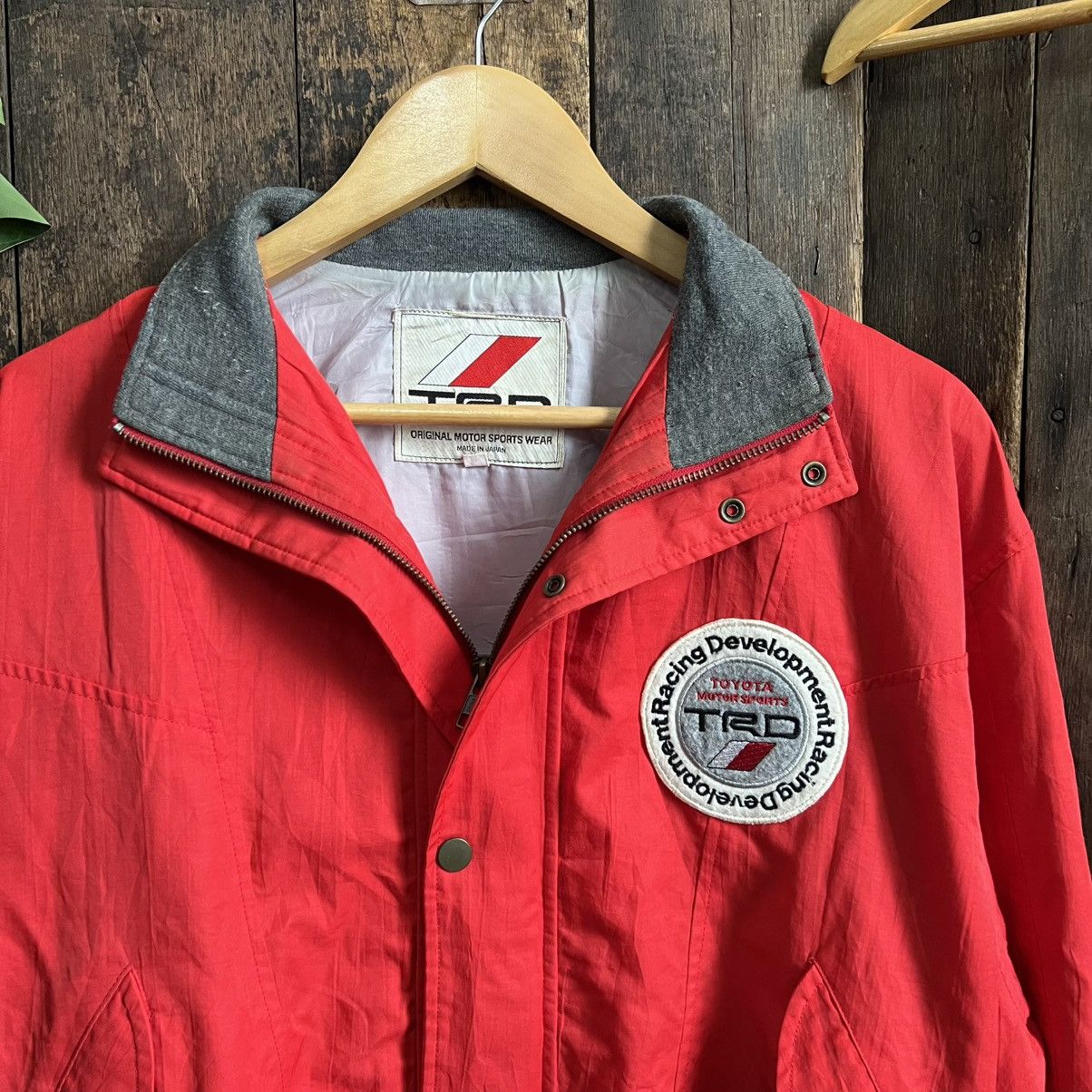 Vintage Vintage Toyota TRD Motorsports Racing bomber jacket Size US L / EU 52-54 / 3 - 3 Thumbnail