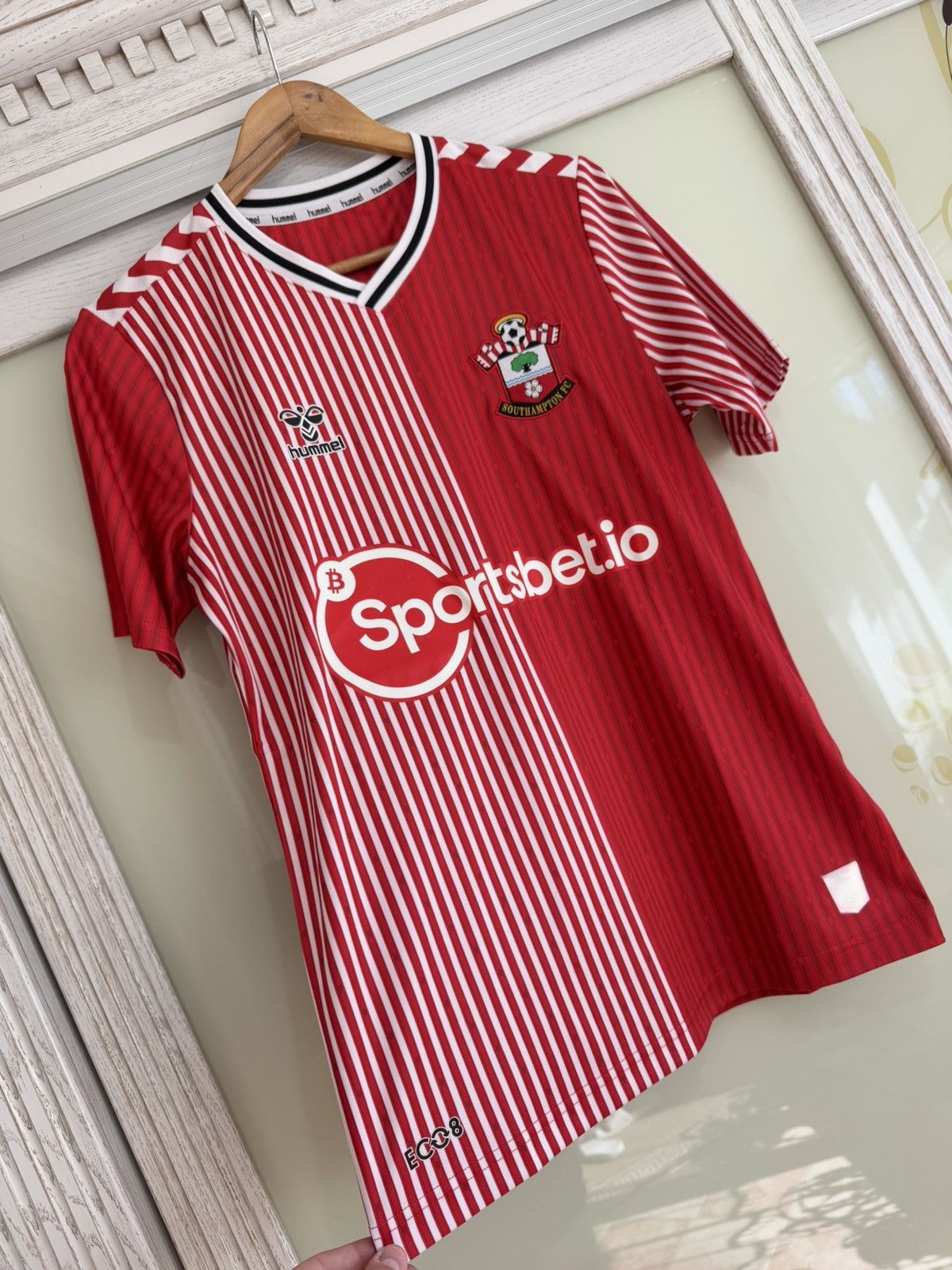 Hummel Southampton 2023-2024 Home Soccer Jersey Football Kit Shirt Size US S / EU 44-46 / 1 - 5 Thumbnail