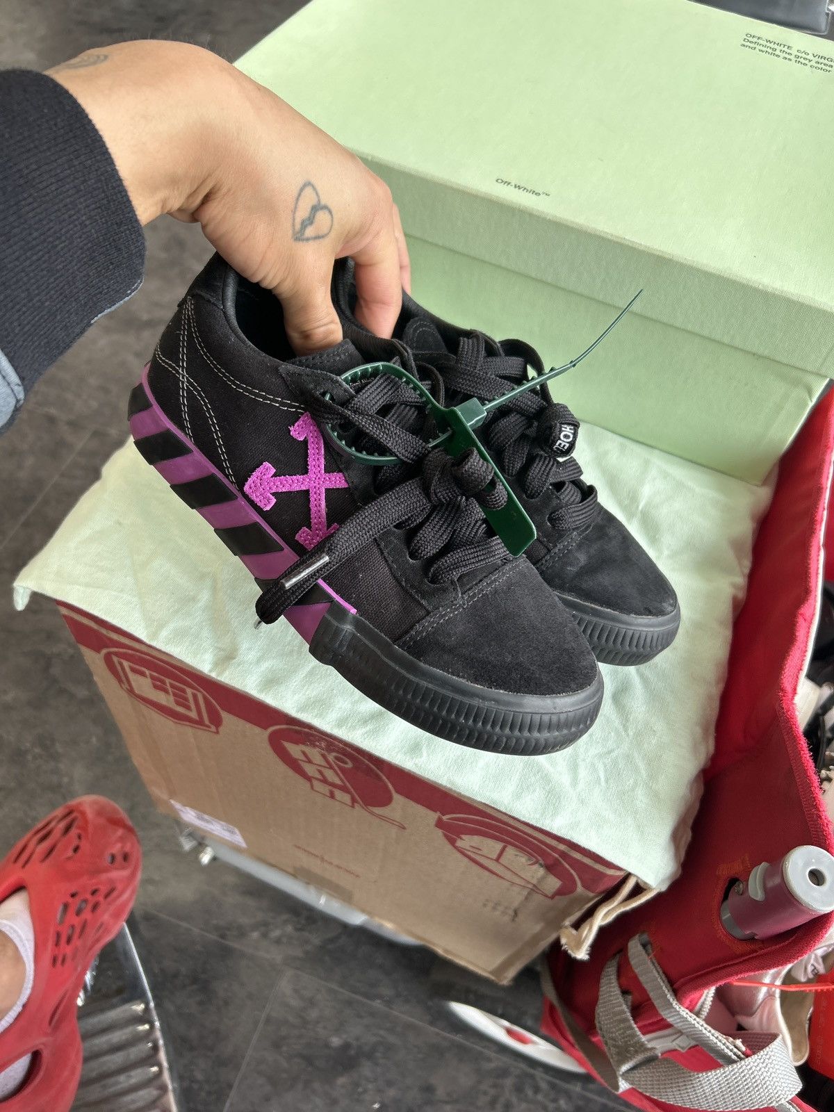 Off-White Off white vulcanized purple Size US 6 / IT 36 - 3 Thumbnail