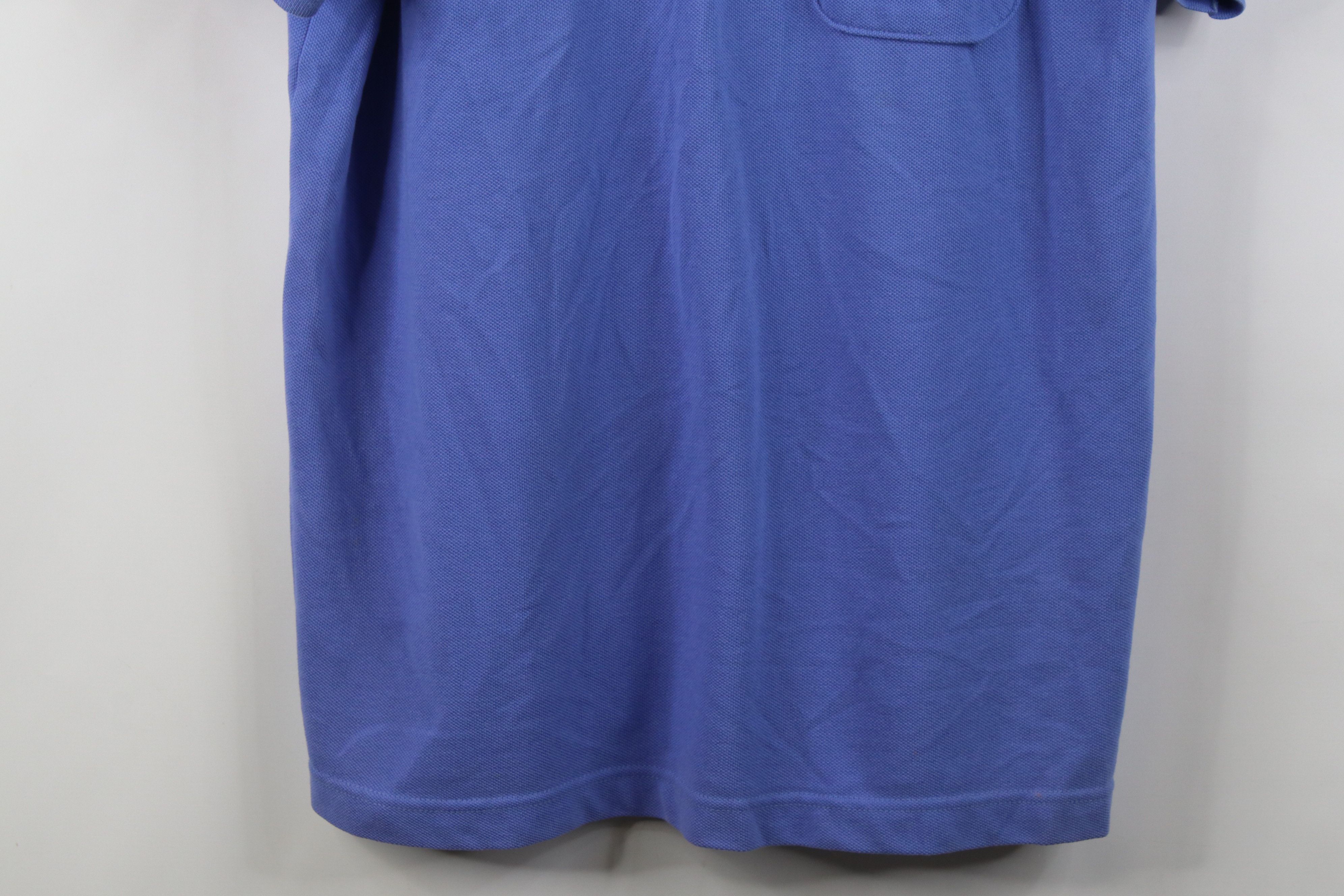 Vintage Vintage 90s Streetwear Blank Pique Cotton Knit Golf Polo Size US L / EU 52-54 / 3 - 3 Thumbnail