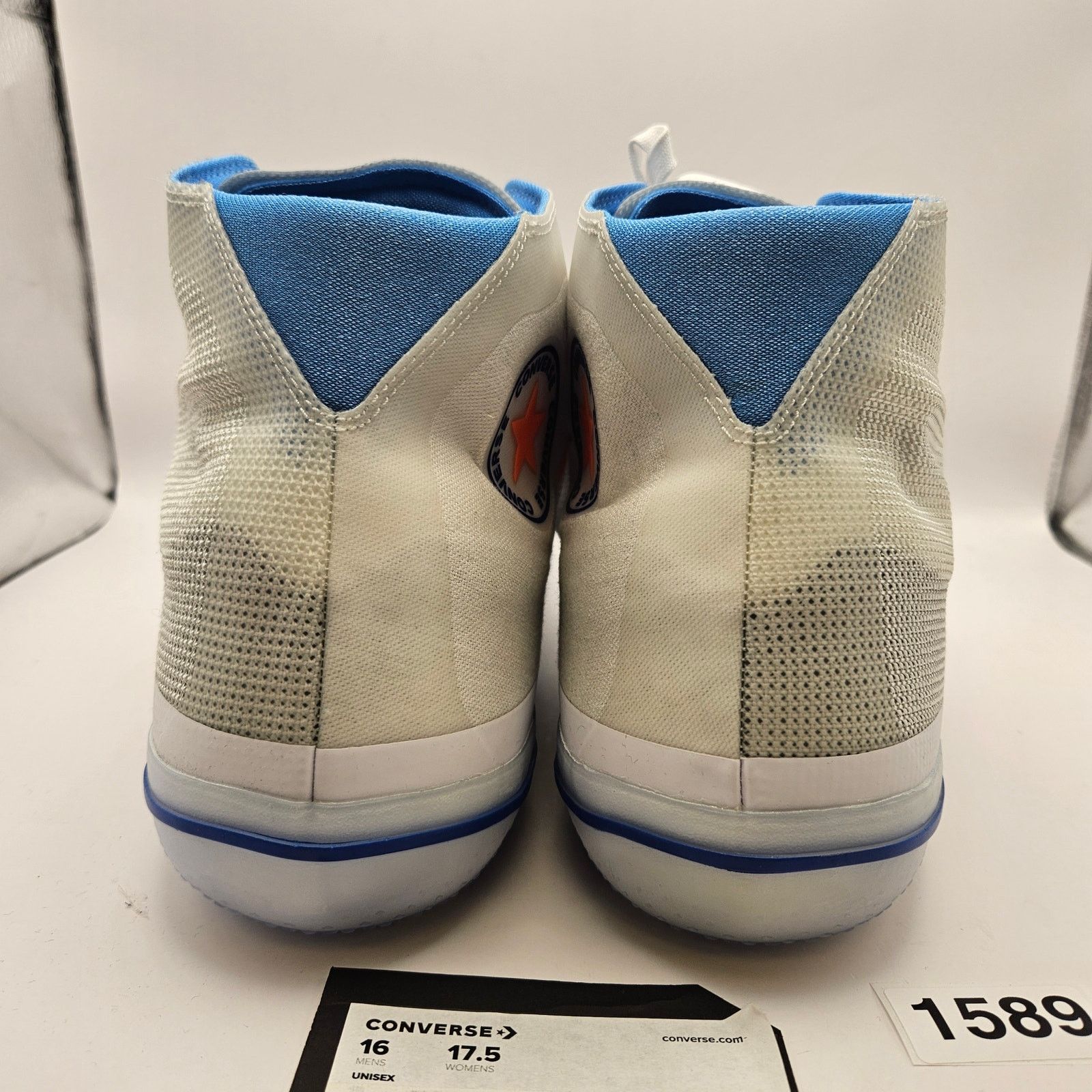 Converse CONVERSE MEN'S 16 ALL STAR PRO BB HIGH SOLSTICE WHITE ROYAL Size US 15 / EU 48 - 3 Thumbnail
