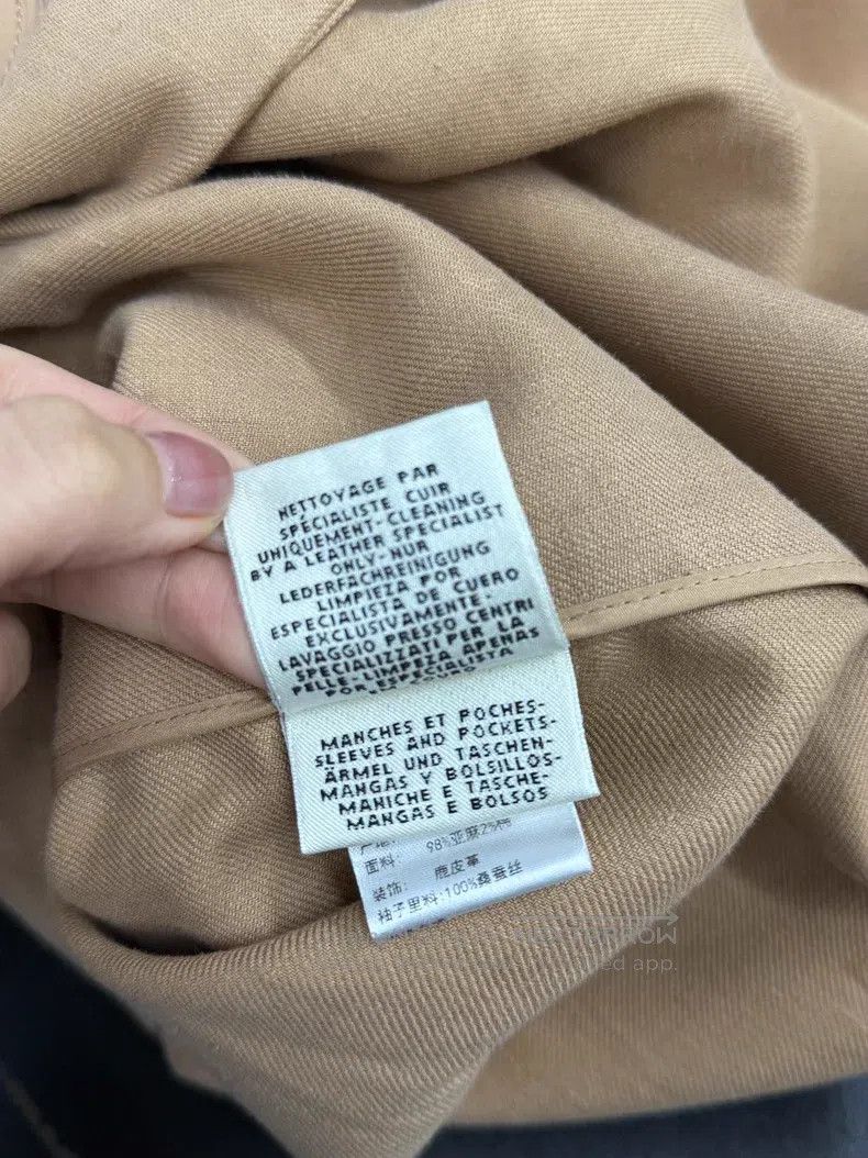 Hermes Hermes Khaki Linen Coat Size XS / US 0-2 / IT 36-38 - 6 Thumbnail