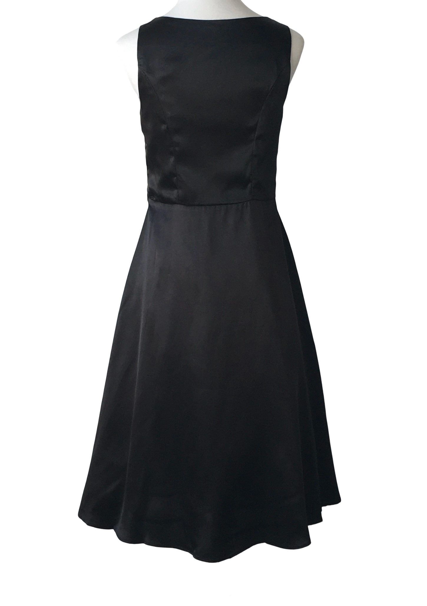 Other Black satin sleeveles women dress Size S / US 4 / IT 40 - 3 Thumbnail