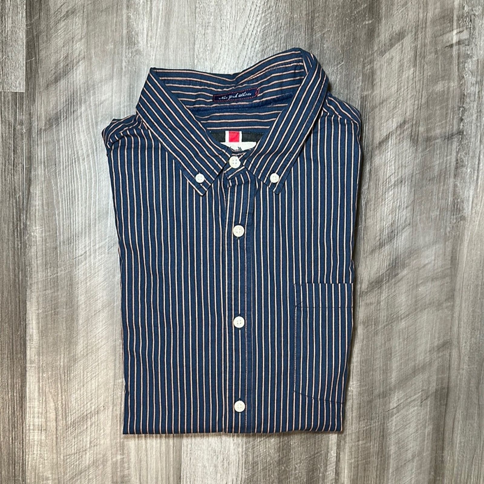 Travis Scott Cactus New York Shirt Striped Long Sleeve Button Down - XL Size US XL / EU 56 / 4 - 1 Thumbnail