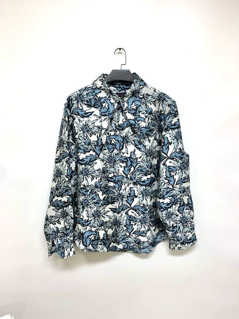 Louis Vuitton Louis Vuitton Floral Print Long Sleeve Jacket - dmc Size US L / EU 52-54 / 3 - 1 Thumbnail