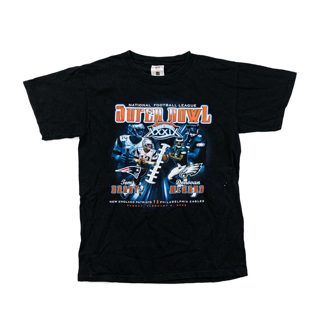Vintage SUPERBOWL TEE EAGLES VS PATROITS TSHIRT Size US S / EU 44-46 / 1 - 1 Preview