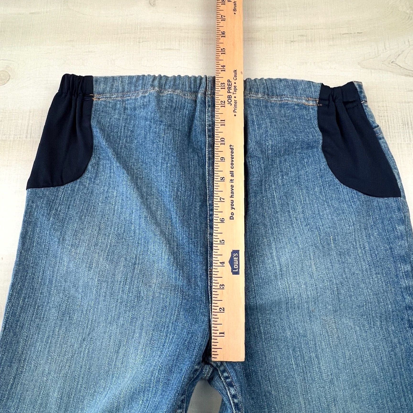 Gap Gap Womens Maternity Small Medium Wash Bootcut Jeans Blue Stretch Size 28" / US 6 / IT 42 - 5 Thumbnail