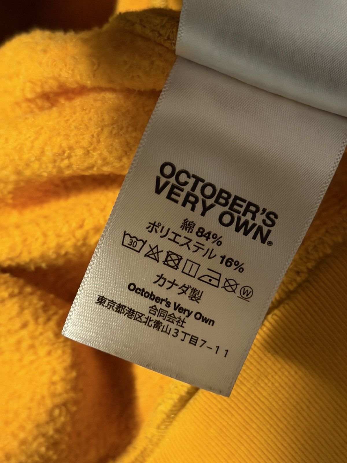 Drake OVO X ROOTS HERITAGE HOODIE YELLOW 2021 Size US M / EU 48-50 / 2 - 6 Thumbnail