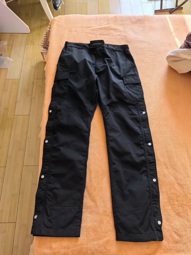 Fear of God Fear of God Solid color belt fastening cargo pants Size US 33 - 3 Thumbnail