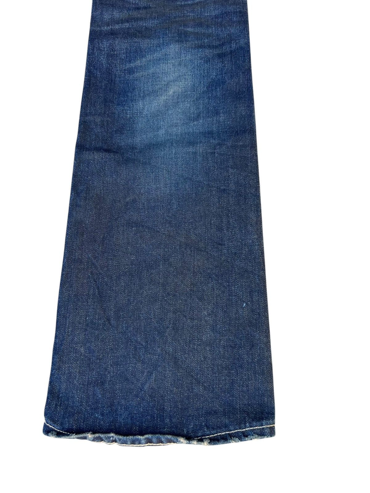 If Six Was Nine × Le Grande Bleu (L.G.B.) × Murder License Clawmark Waxed Denim Murder License Flare Jeans Size US 29 - 21 Thumbnail