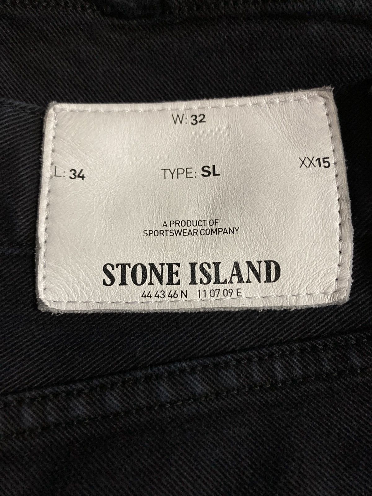 Massimo Osti Archive Stone Island Blue Black Casual Jeans Size US 32 / EU 48 - 17 Thumbnail