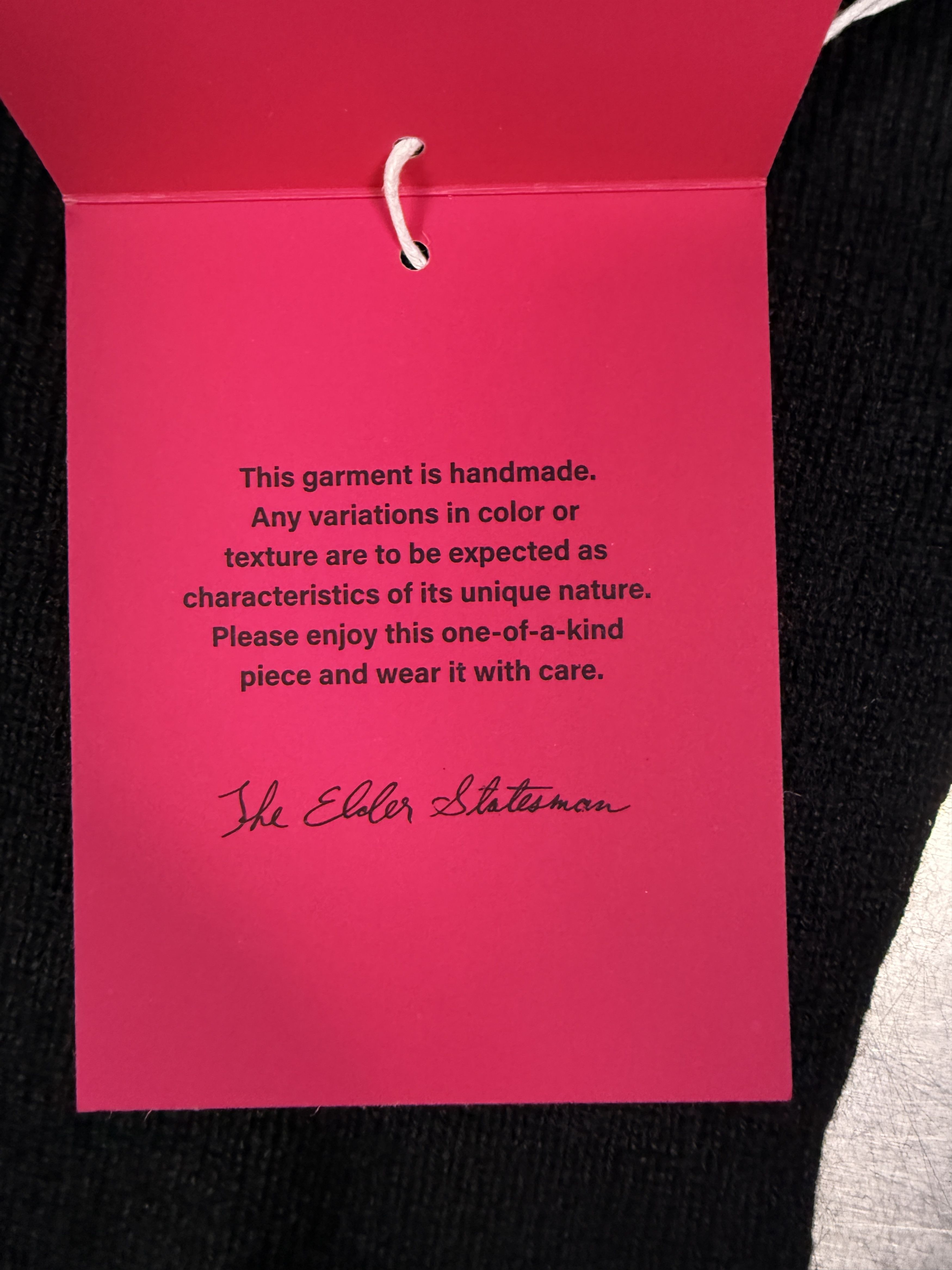 The Elder Statesman $1250 The Elder Statesman Black Delicash Cardigan Size L / US 10 / IT 46 - 13 Thumbnail