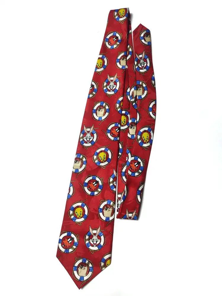 Vintage × Warner Bros Vintage 1992 looney tunes tie cravatte Size ONE SIZE - 4 Thumbnail