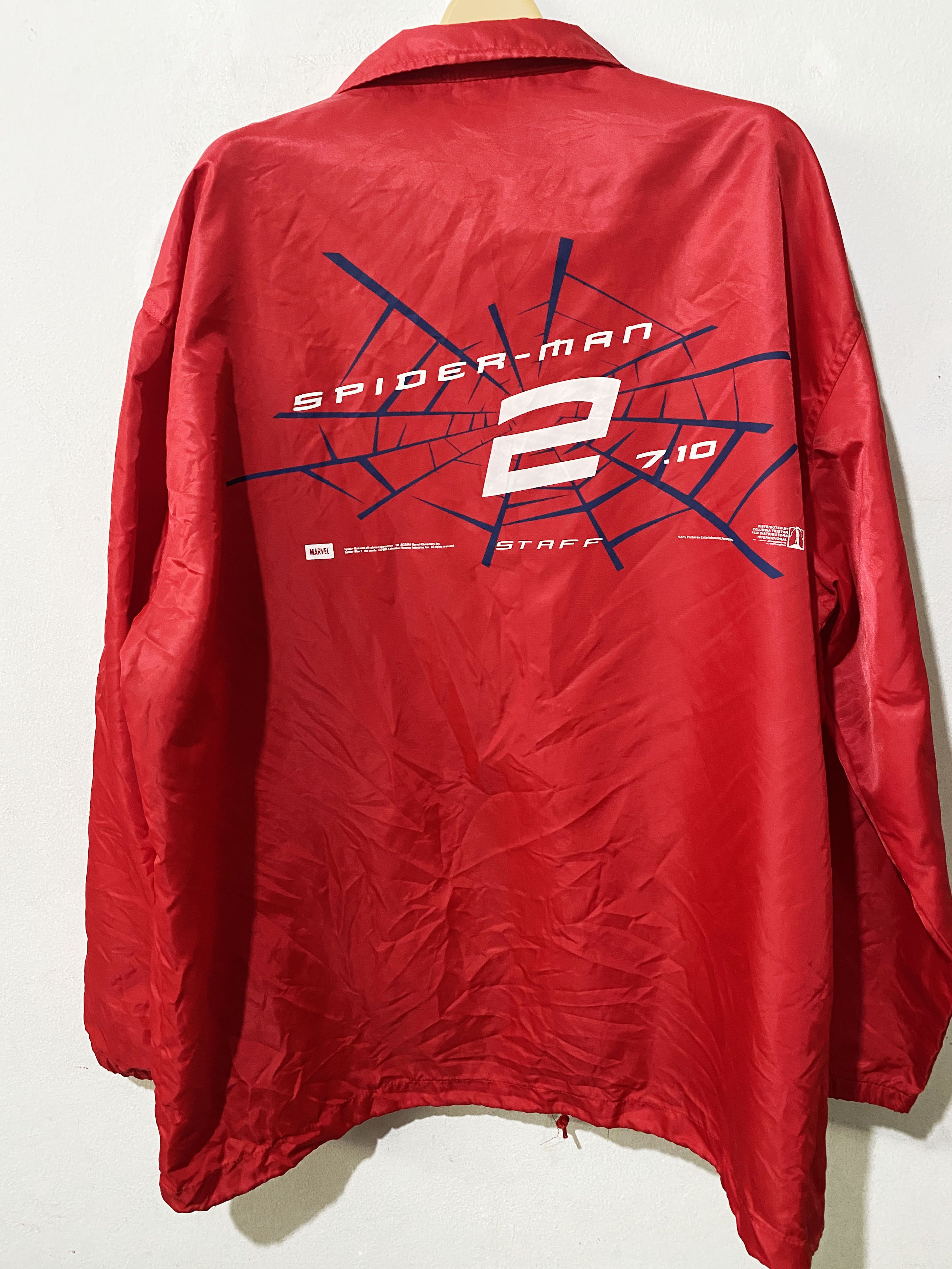 Vintage Vintage 2004 Spider-Man 2 Nylon Jacket Size US L / EU 52-54 / 3 - 1 Thumbnail
