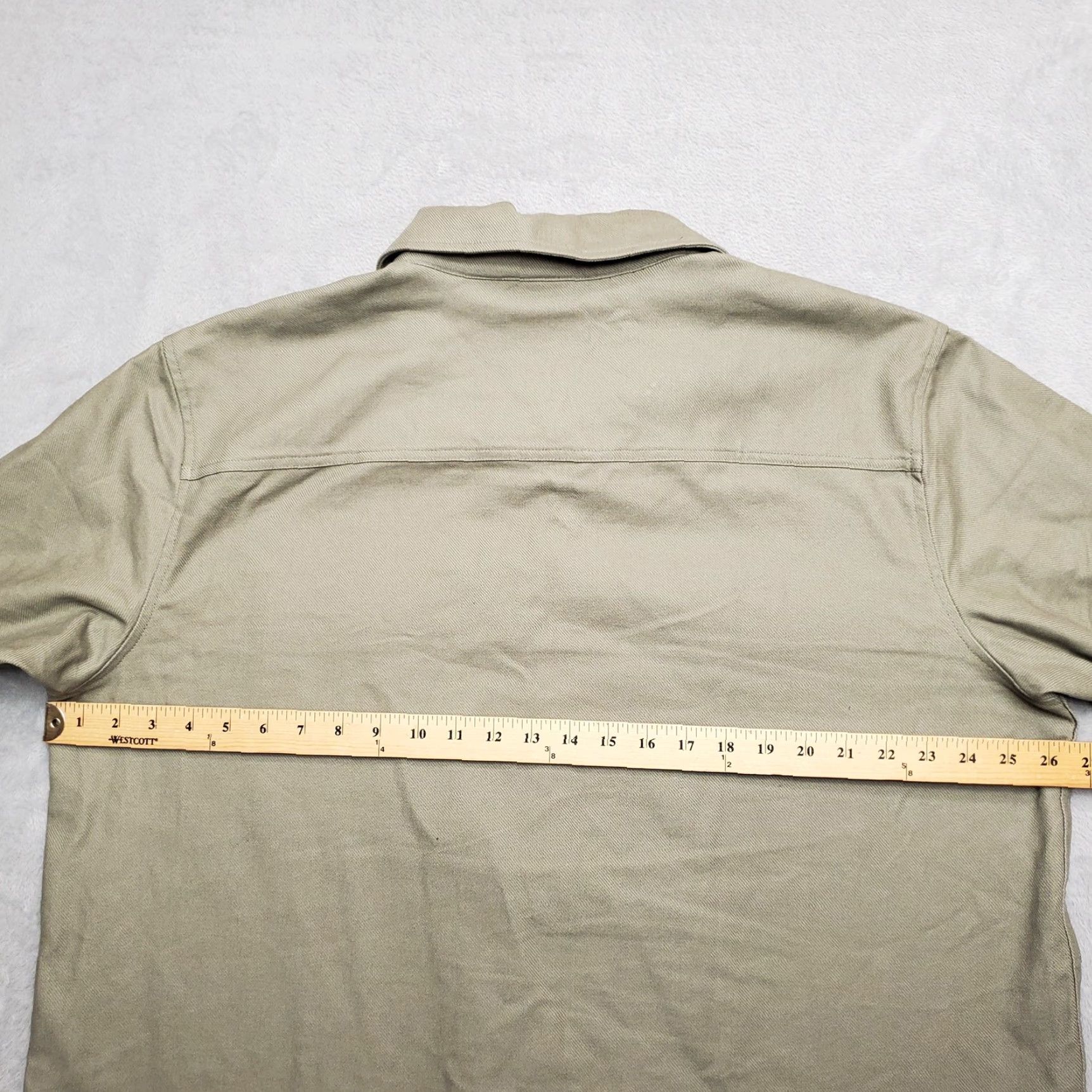 Marmot VINTAGE Marmot Mountain Shirt Mens XL Green Button Twill Overshirt Shacket, Outdoor, Casual, Button-Up, Cotton, Long Sleeve Size US XL / EU 56 / 4 - 7 Thumbnail