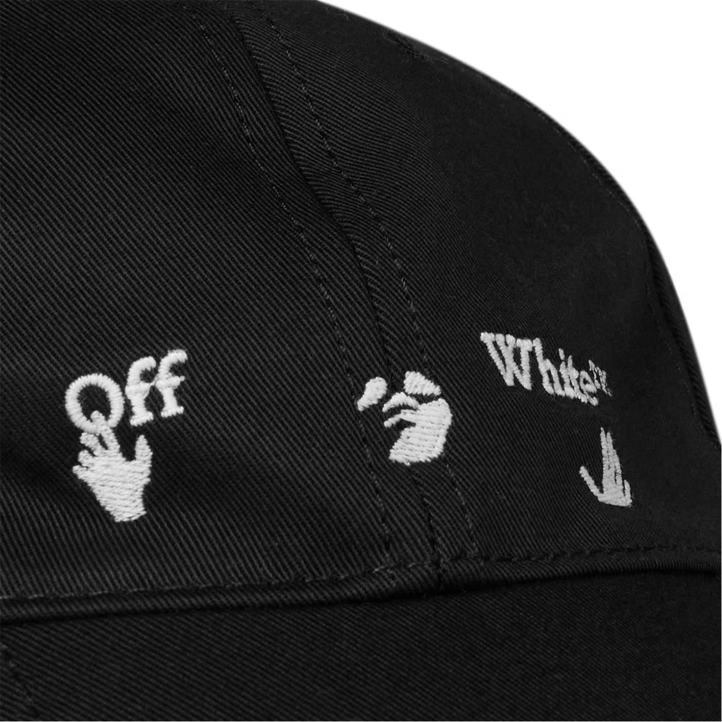 Off-White o1g2r1mq0125 Size: OS / Baseball Hat / Cap in Black & White Size ONE SIZE - 3 Thumbnail