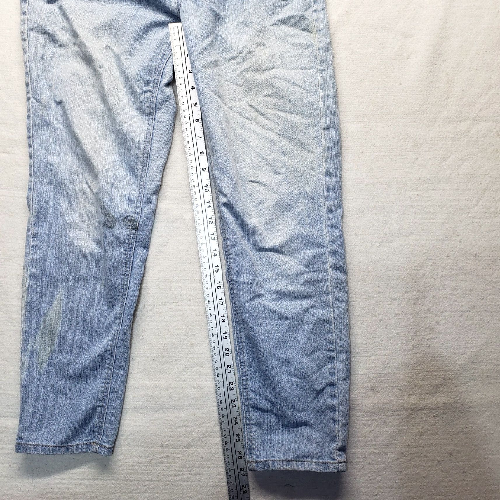 Jones New York VINTAGE Jones New York Jeans Women's Ankle Pants 8 Light Wash Denim Slimming Casual Size 30" / US 8 / IT 44 - 7 Thumbnail