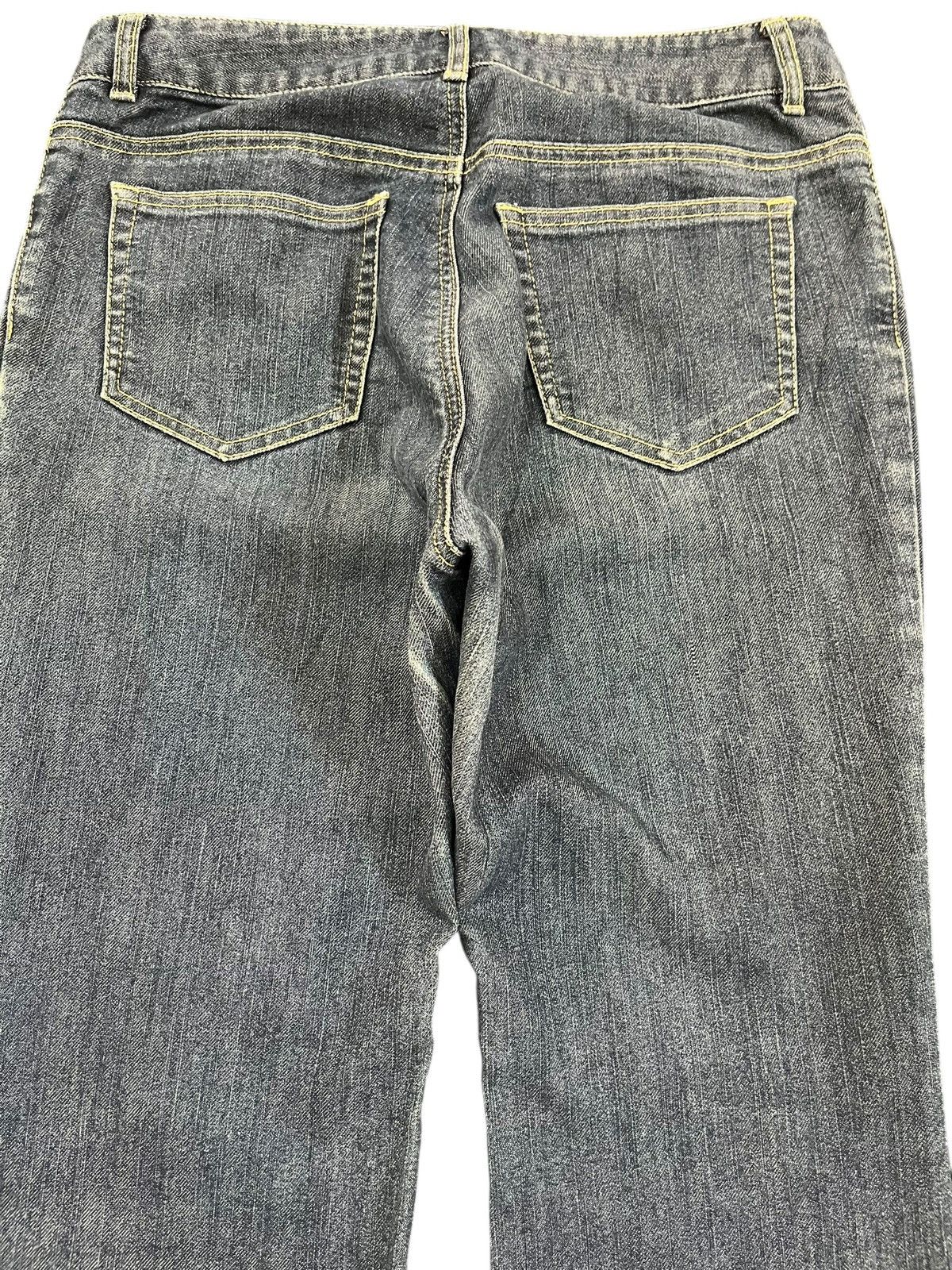 Who Decides War Vintage Schwrzwarld Flare Bell Bottom Denim Size US 31 - 7 Thumbnail