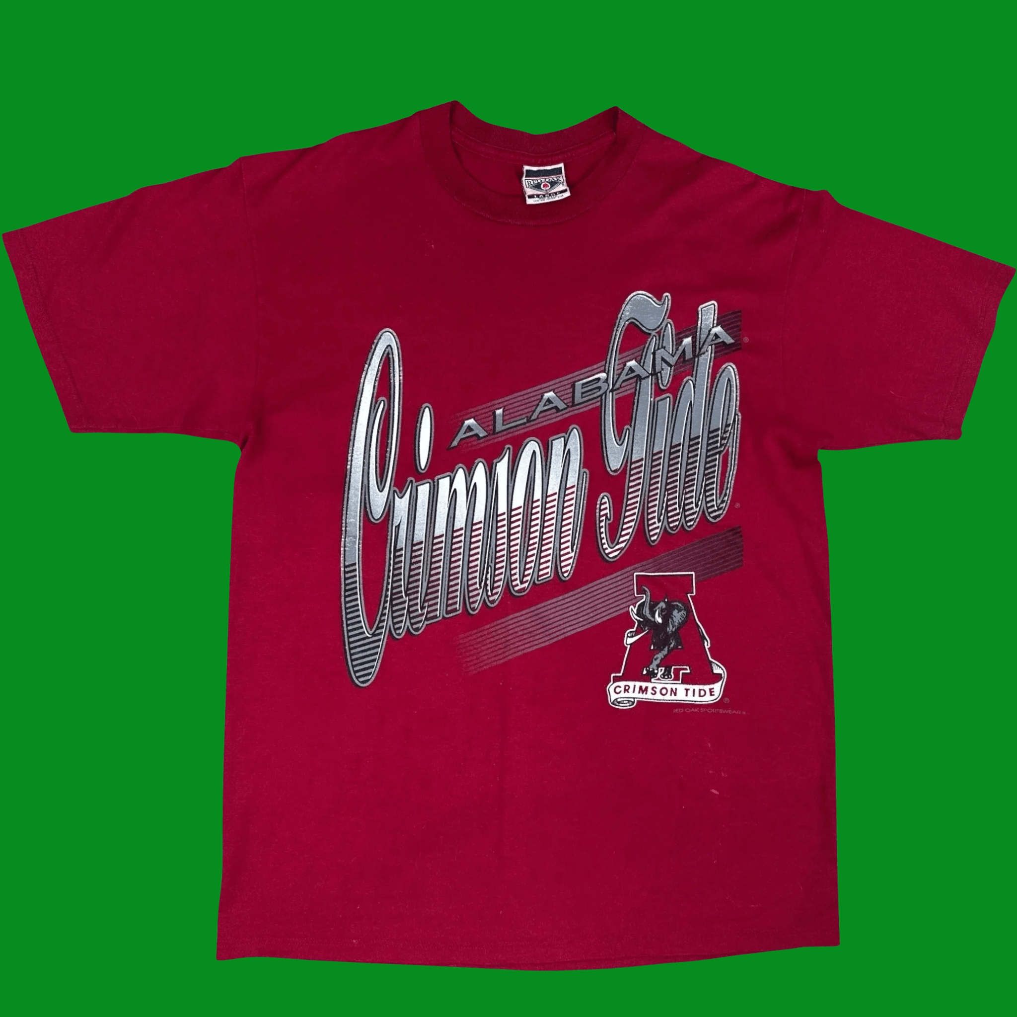 NCAA VTG Alabama Crimson Tide Red Oak Graphic T-Shirt – NCAA Size US L / EU 52-54 / 3 - 1 Thumbnail