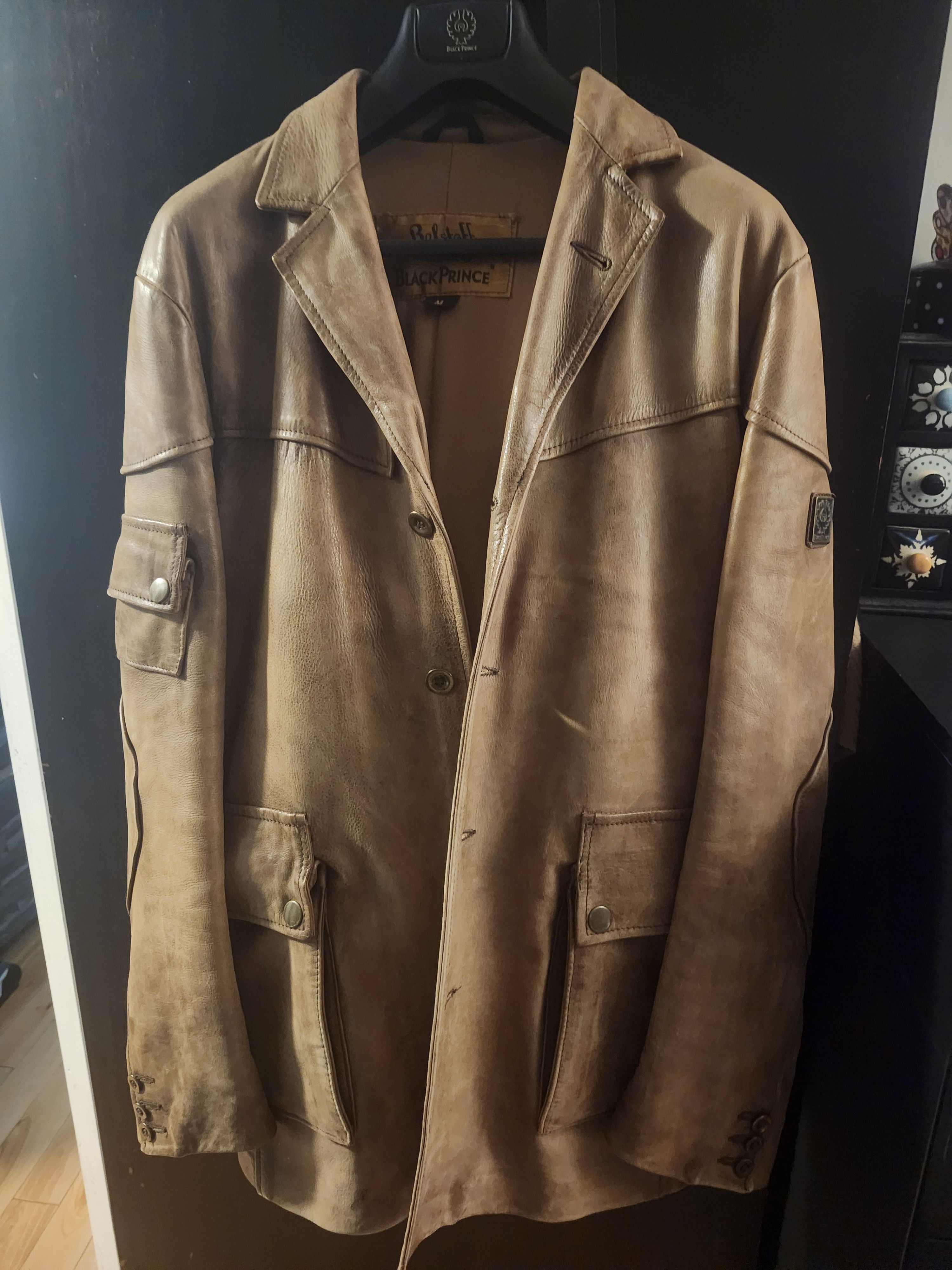 Belstaff Belstaff "Black Prince" military style leather jacket Size US M / EU 48-50 / 2 - 1 Thumbnail