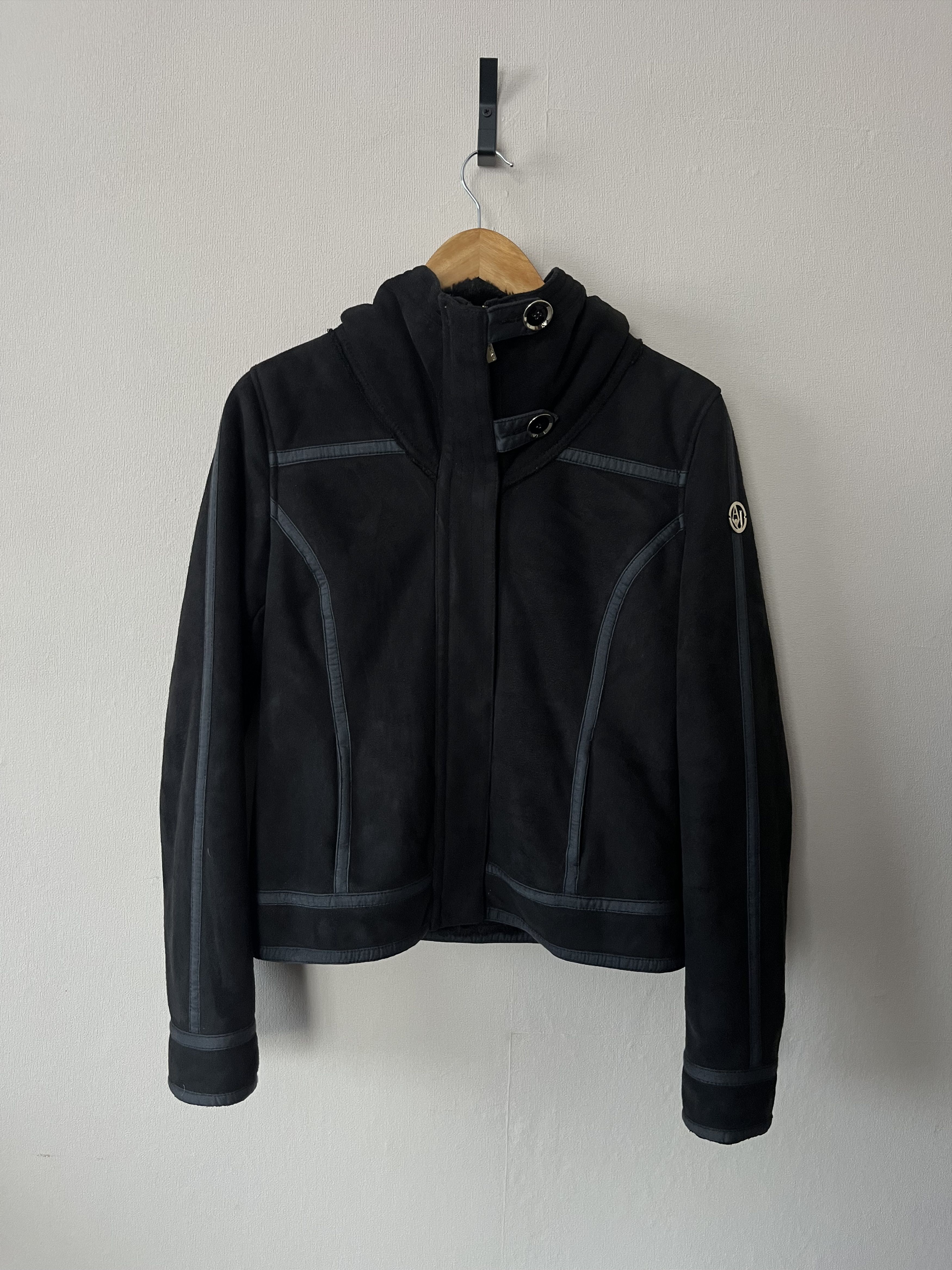 Armani Vintage Armani Jeans Faux Shearling Aviator Jacket Size M / US 6-8 / IT 42-44 - 3 Thumbnail