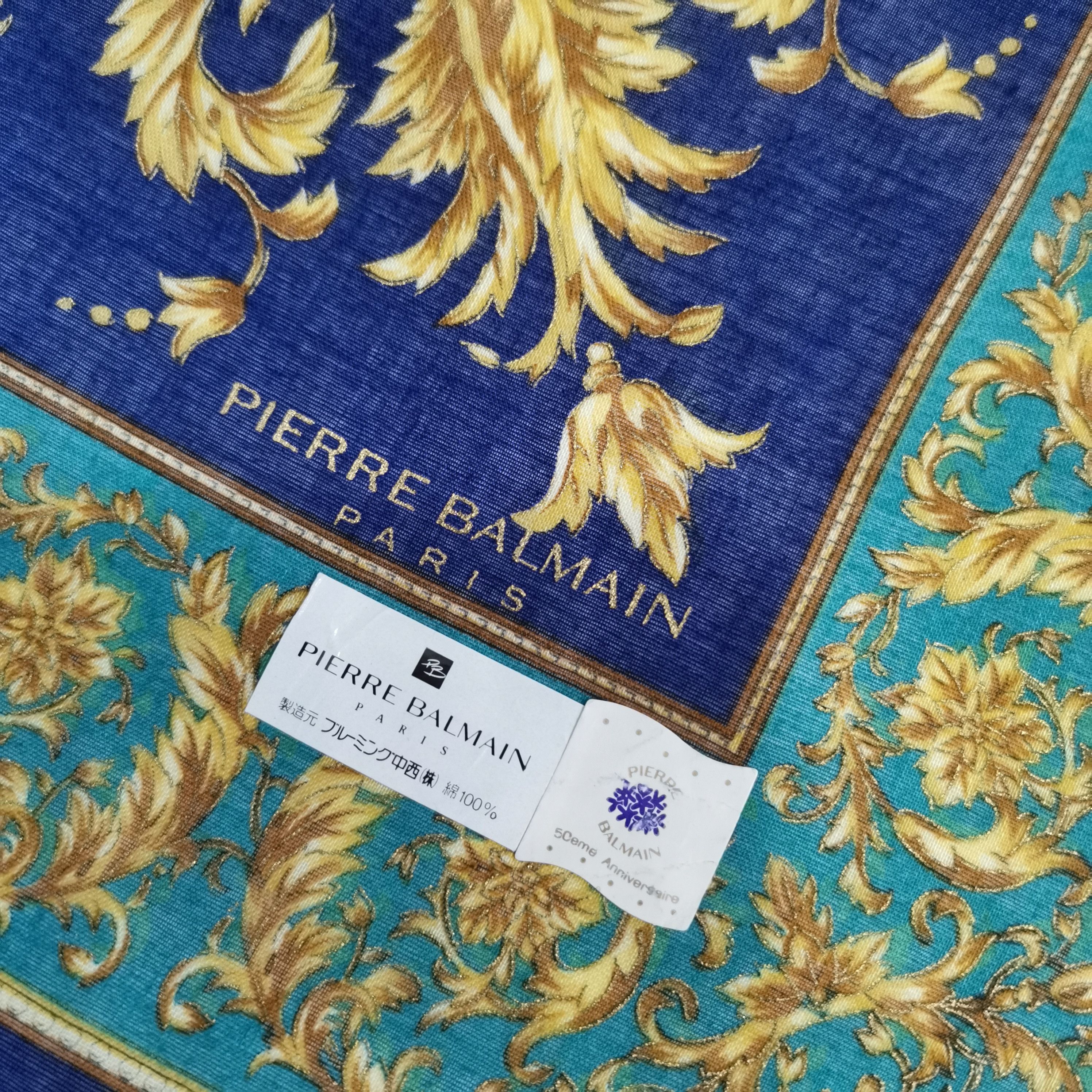 Pierre Balmain PIERRE BALMAIN HANDKERCHIEF/ BANDANA/ SCARF Size ONE SIZE - 8 Thumbnail